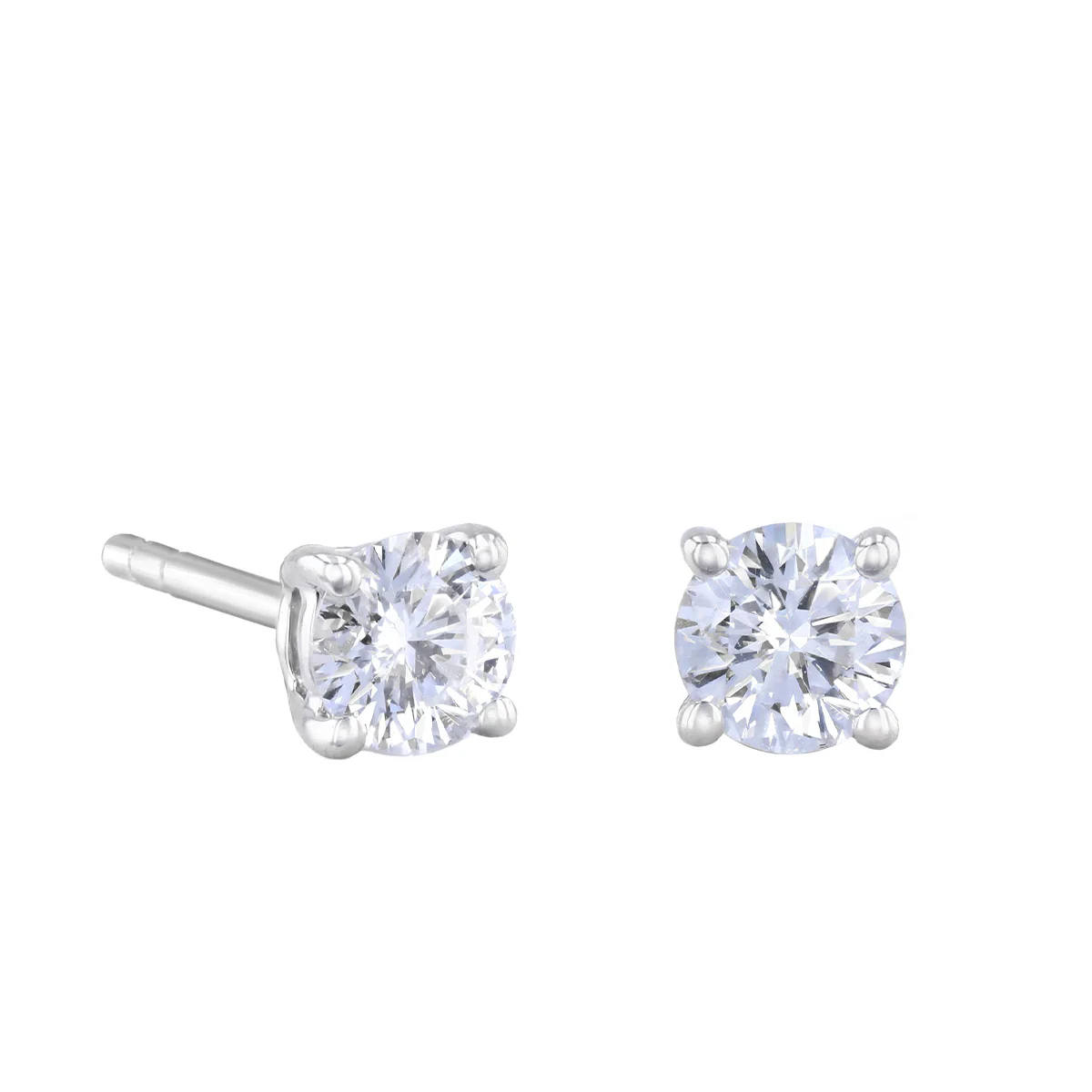 Everyday Diamonds 0.50ct Brilliant Cut Lab Grown Diamond Stud Earrings | 9K White Gold