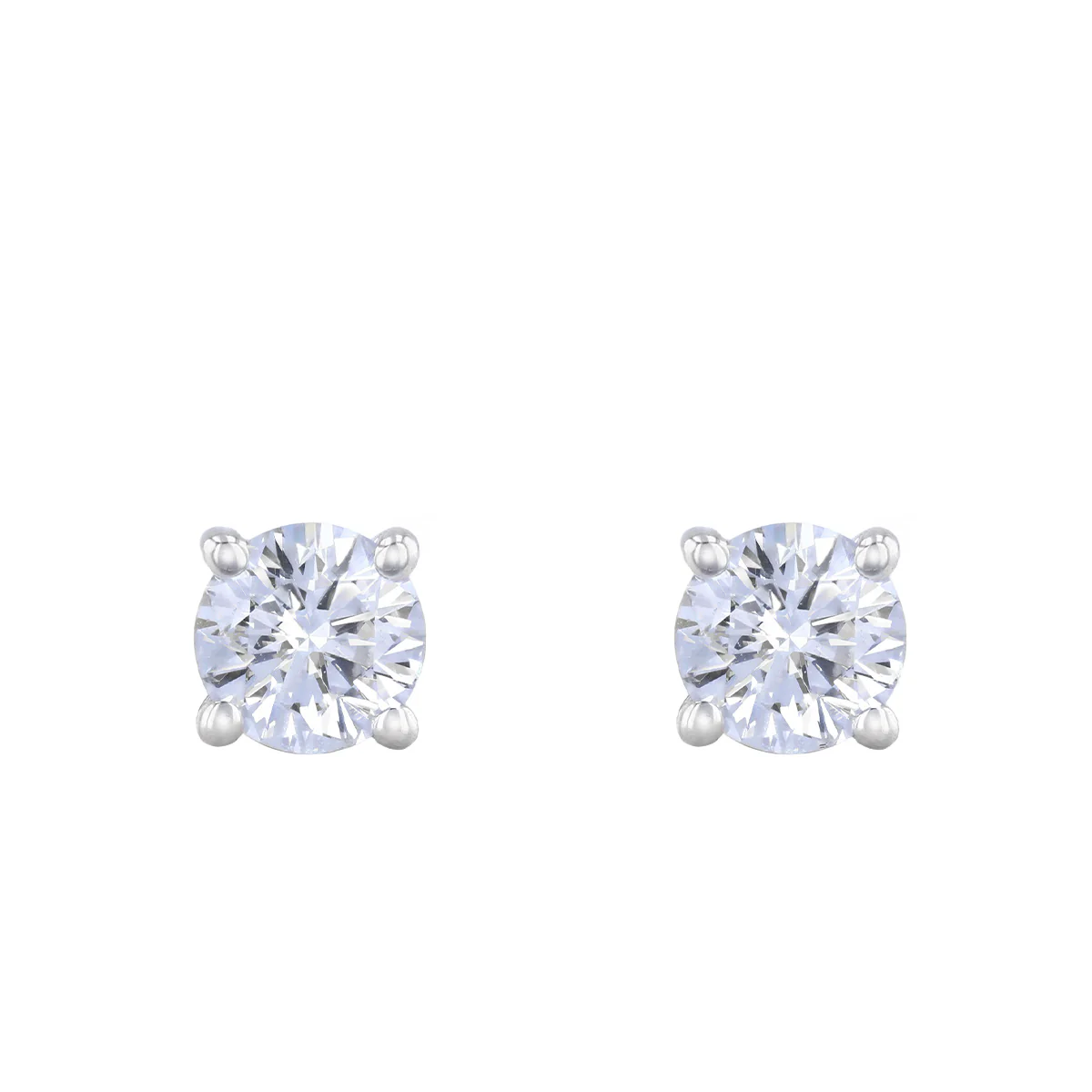 Everyday Diamonds 0.50ct Brilliant Cut Lab Grown Diamond Stud Earrings | 9K White Gold - Image 2