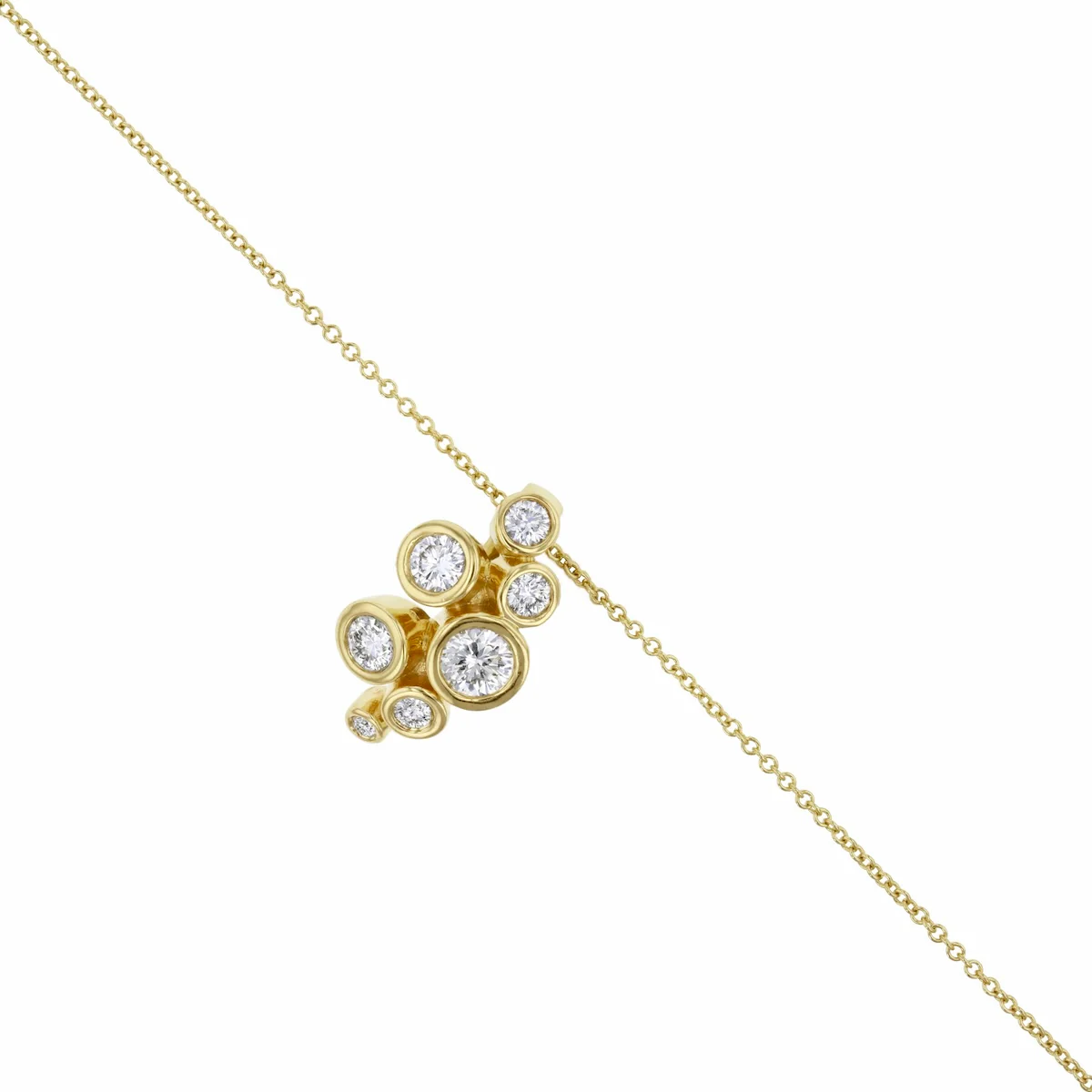 Everyday Diamonds 0.50ct Diamond Bubble Pendant | 9K Yellow Gold - Image 3