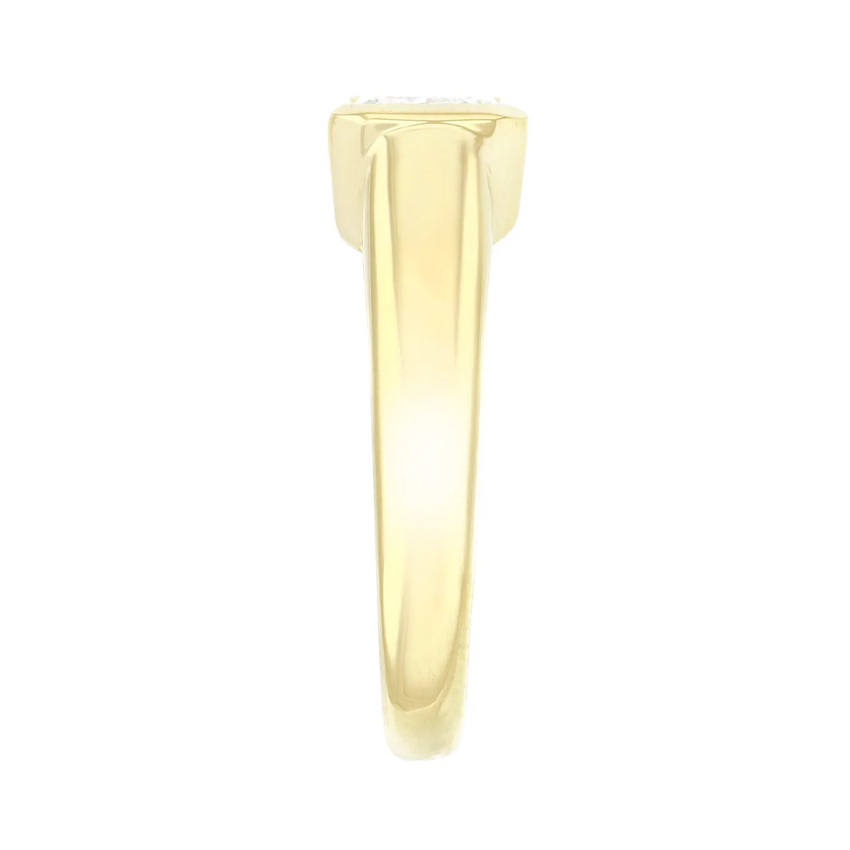 Everyday Diamonds 1.00ct Emerald Cut Lab-Grown Diamond Ring | 9K Yellow Gold - Image 4
