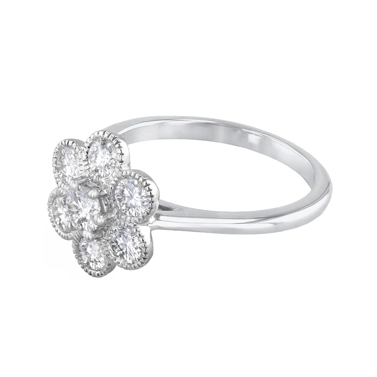 Everyday Diamonds 1.03ct Round Brilliant Lab Grown Diamond Cluster Ring | 9K White Gold - Image 3