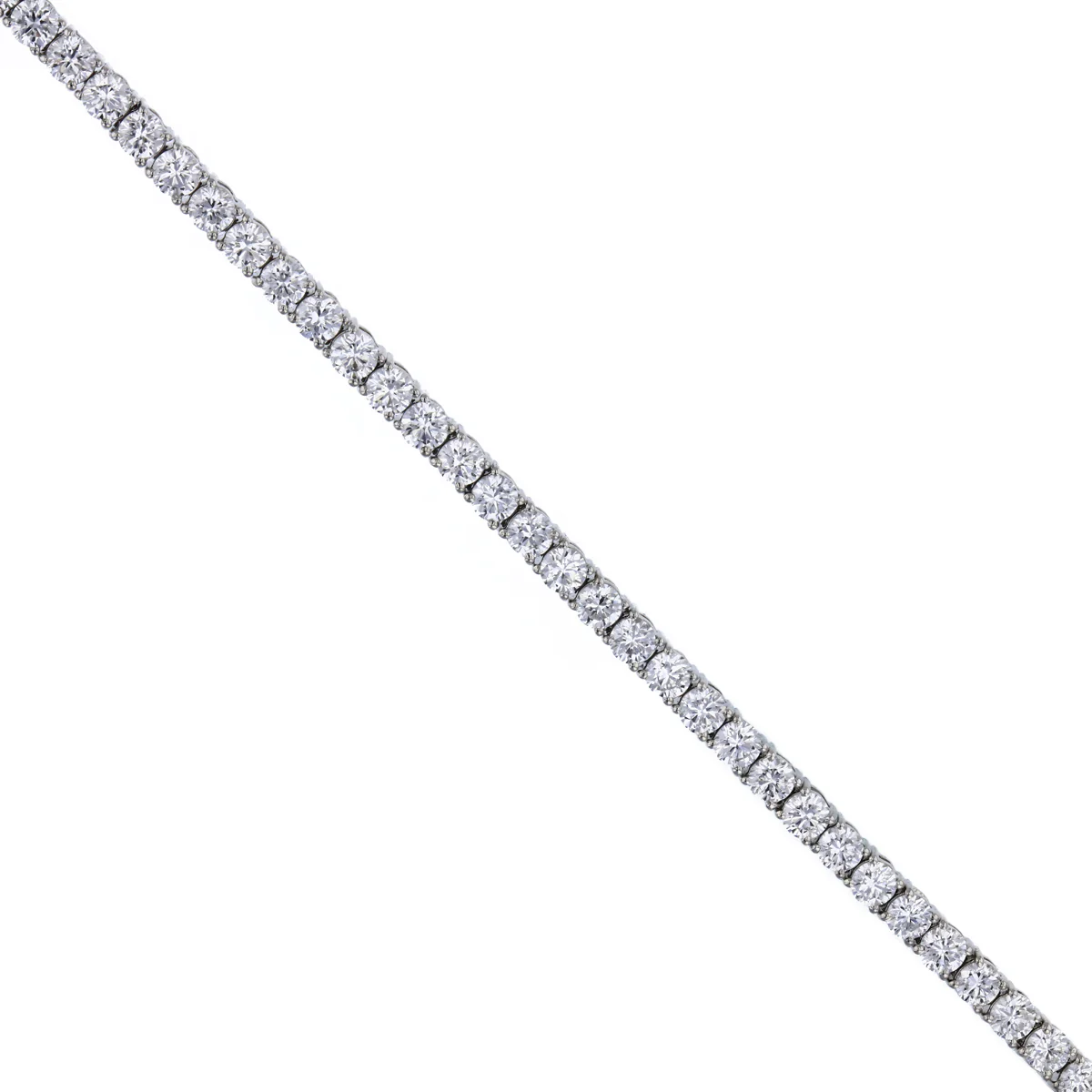 Everyday Diamonds 4.01ct Lab Grown Round Brilliant Cut Tennis Bracelet | 9K White Gold - Image 2