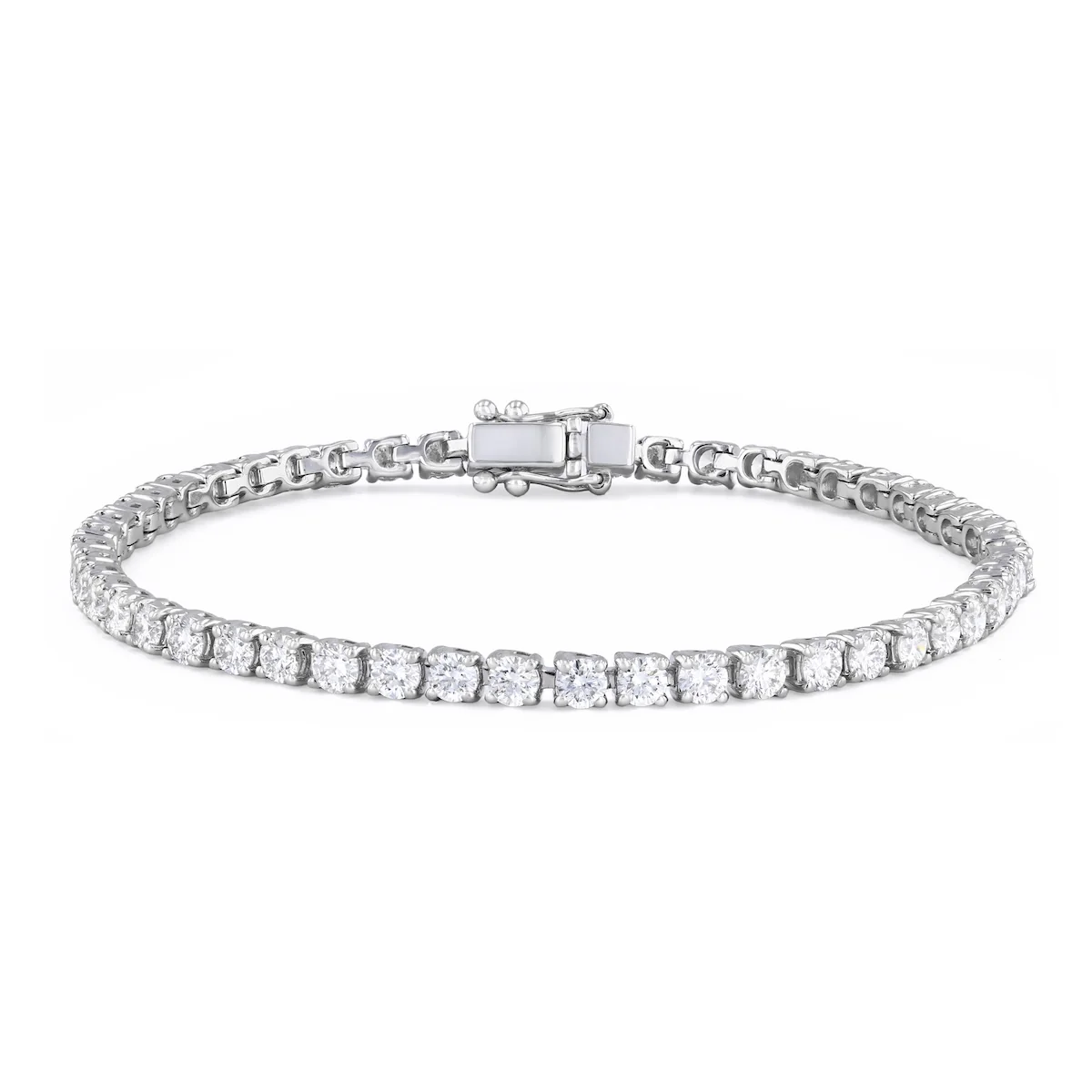 Everyday Diamonds 5.00ct Brilliant Cut Tennis Bracelet | 18K White Gold