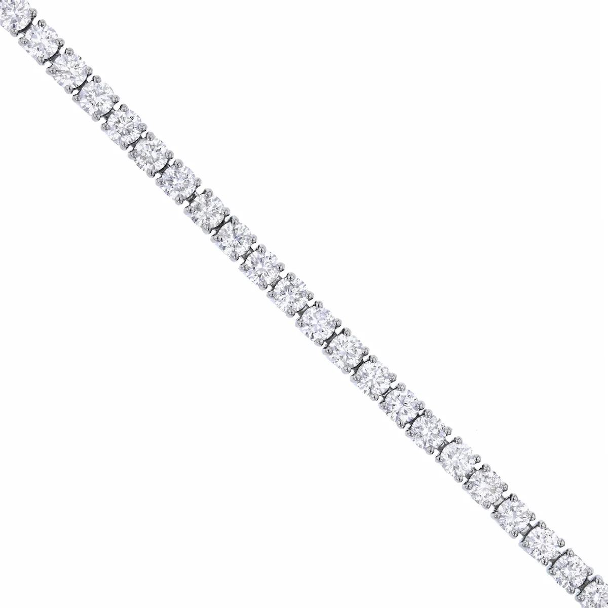 Everyday Diamonds 6.00ct Brilliant Cut Finesse Link Tennis Bracelet | 18K White Gold - Image 2