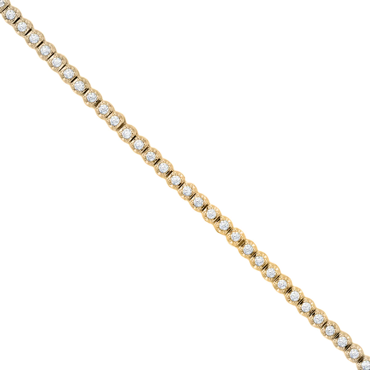 Everyday Diamonds Collection 1.00ct Diamond Tennis Bracelet | 9K Yellow Gold - Image 2