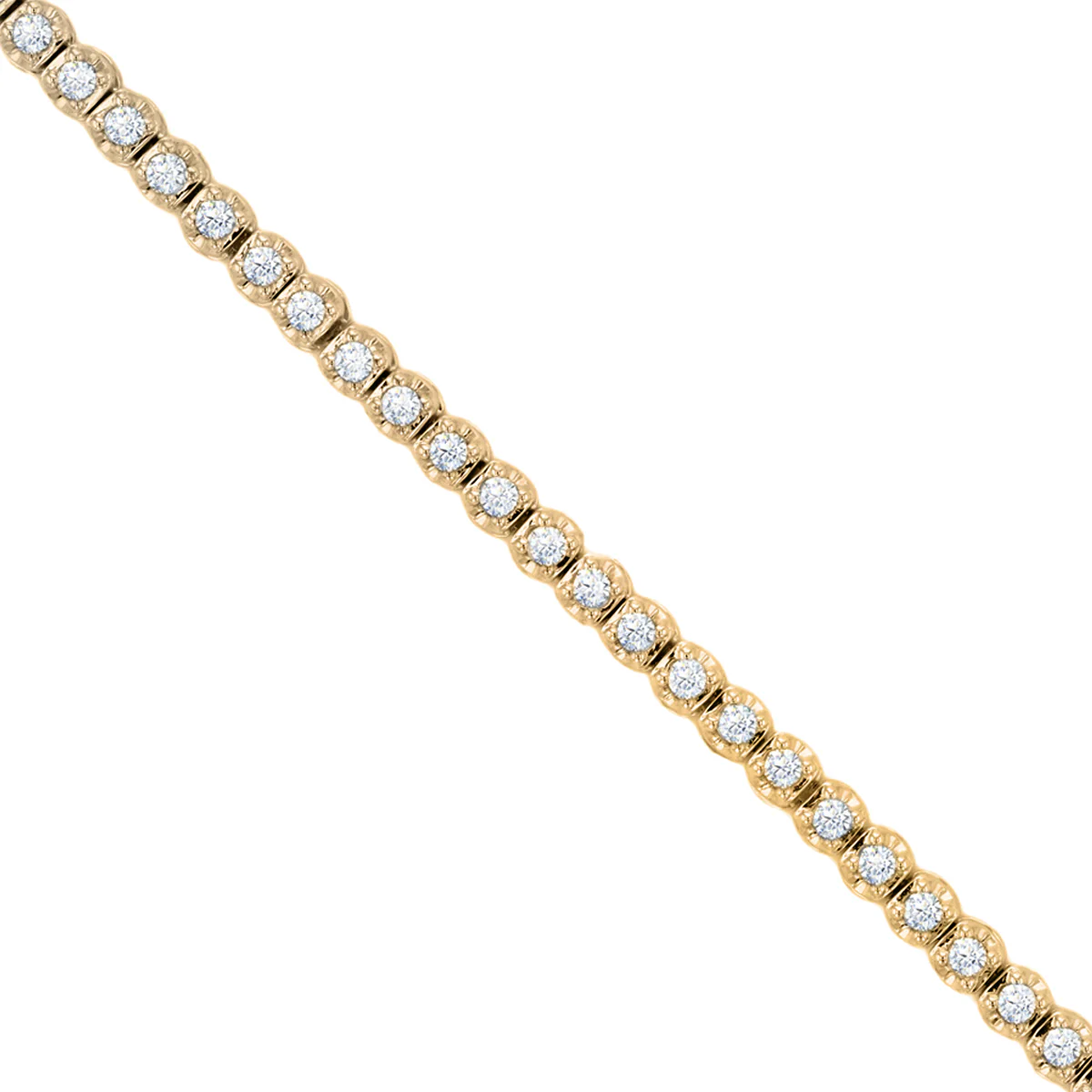 Everyday Diamonds Collection 1.00ct Diamond Tennis Bracelet | 9K Yellow Gold - Image 3