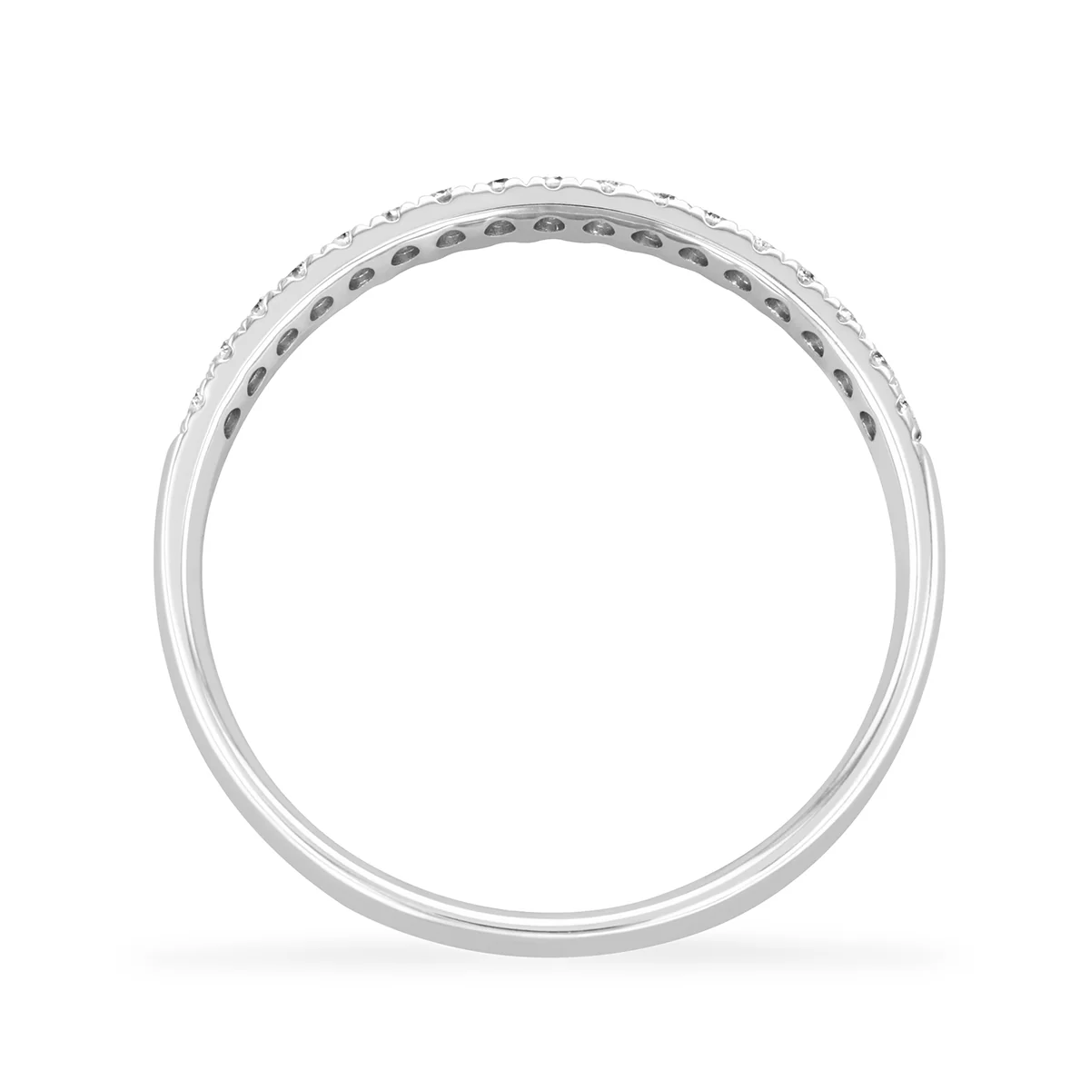 Everyday Diamonds Double Row Dress Ring | 9K White Gold - Image 4