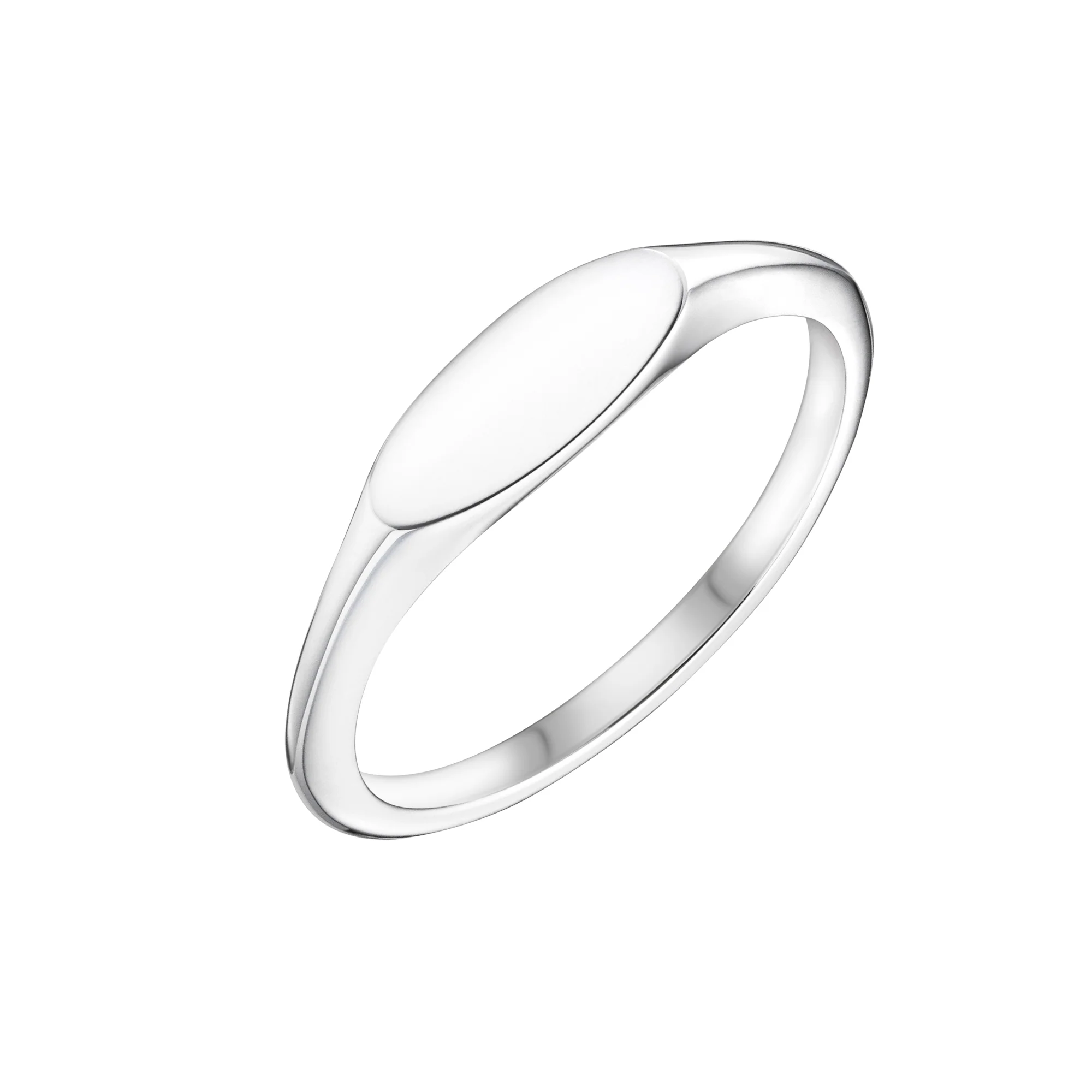 Fine Eclipse Oval Signet Ring | Ladies - Image 4