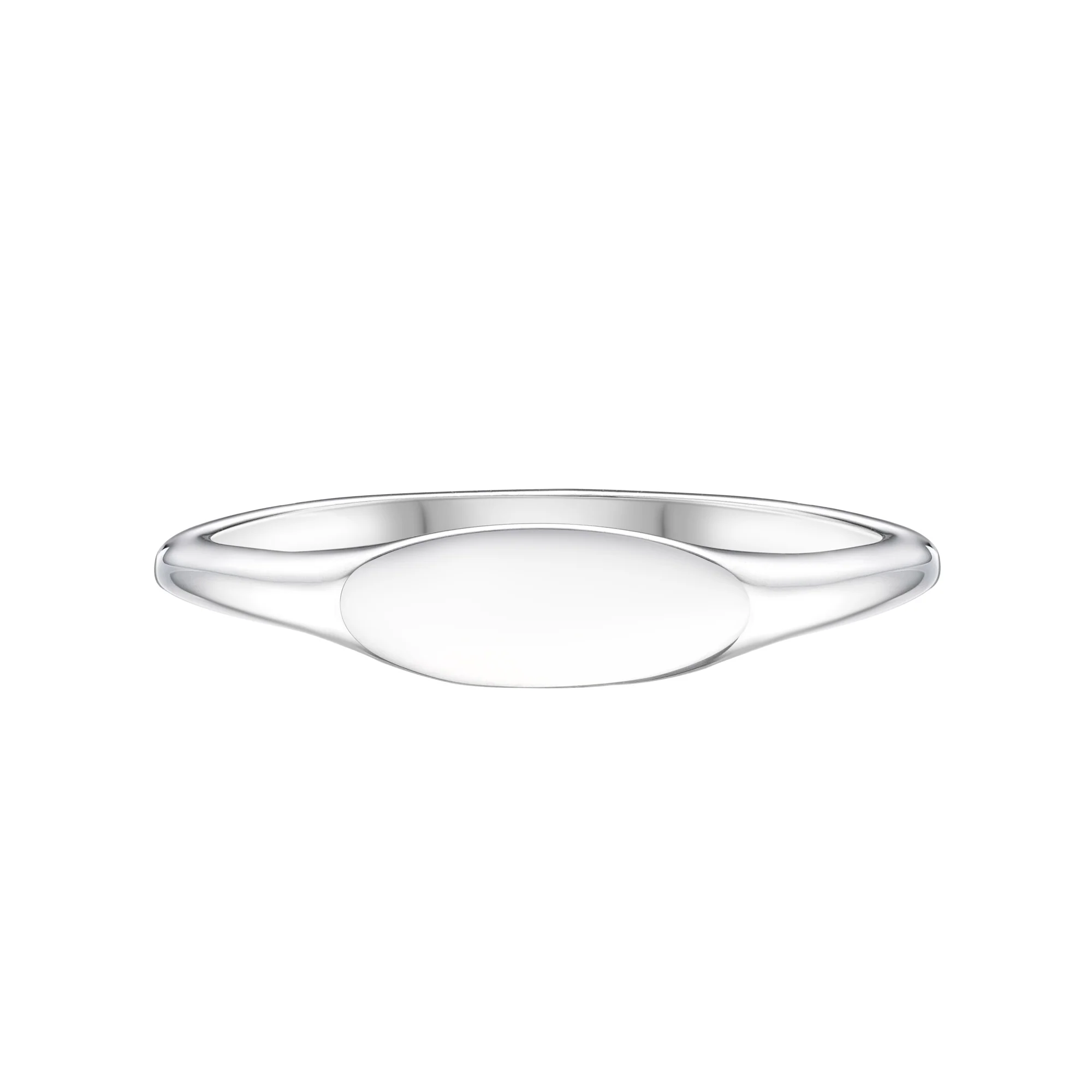Fine Eclipse Oval Signet Ring | Ladies - Image 6