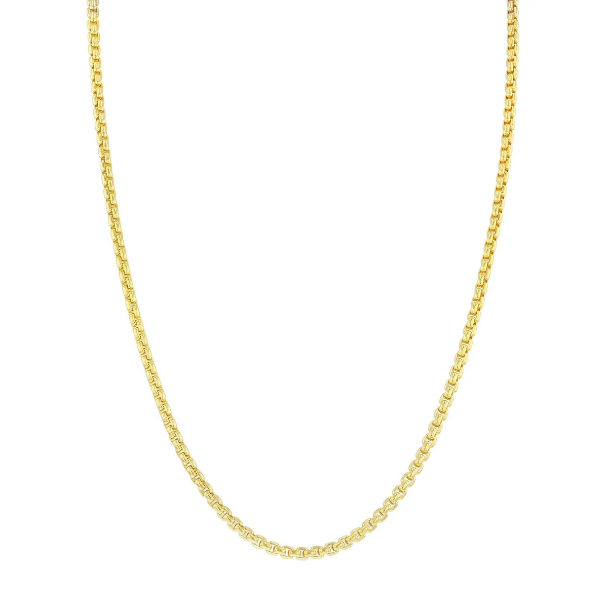 Fope 2mm Belcher Chain Necklace | Pre-Loved | 18K Yellow Gold