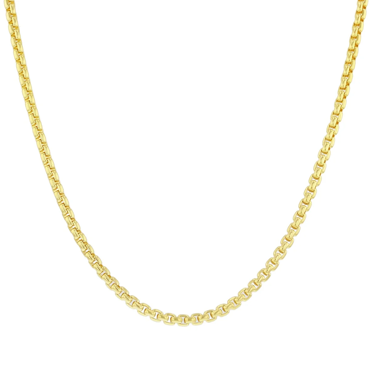 Fope 2mm Belcher Chain Necklace | Pre-Loved | 18K Yellow Gold - Image 2