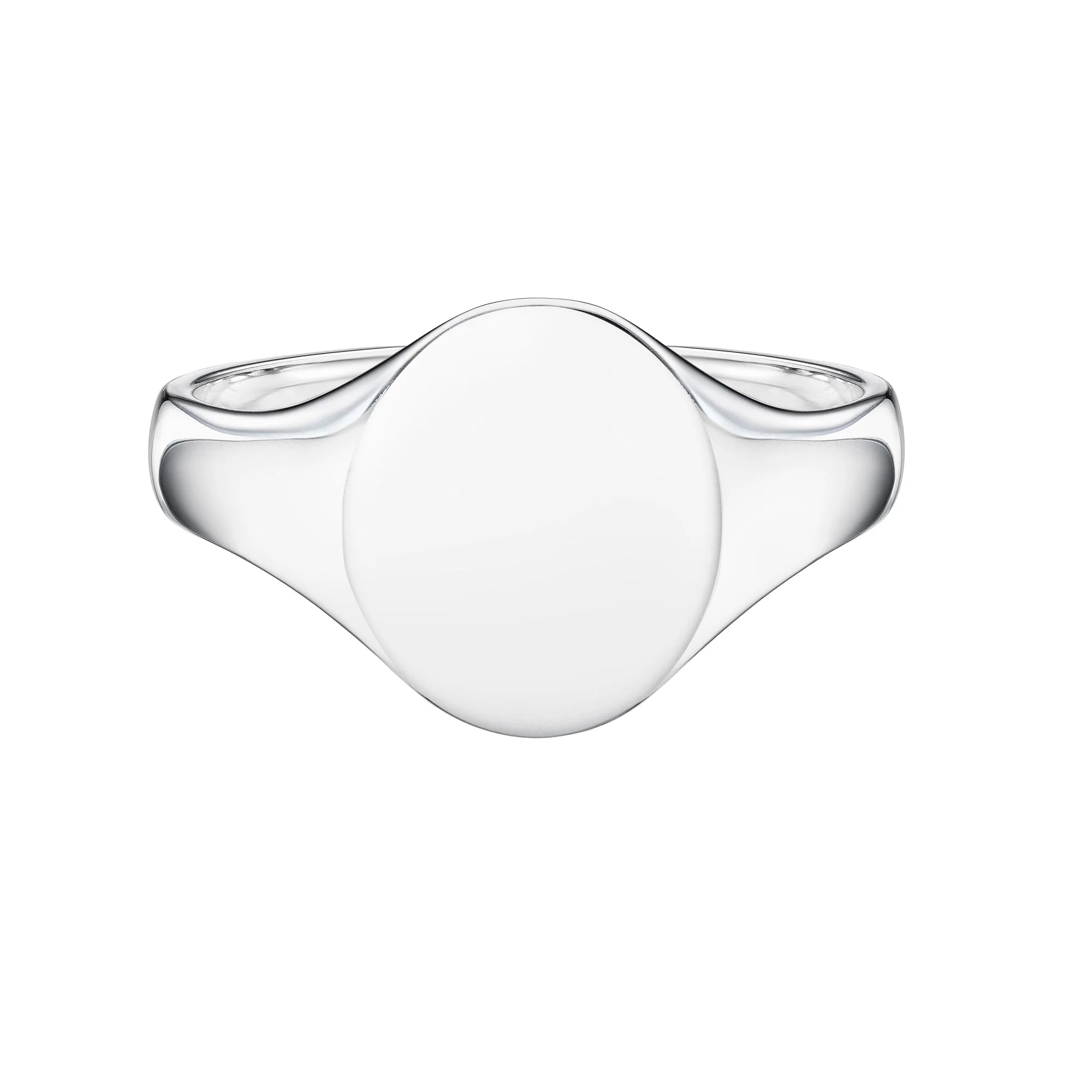 Heavy Elongated Oval Signet Ring | Gents - Image 4