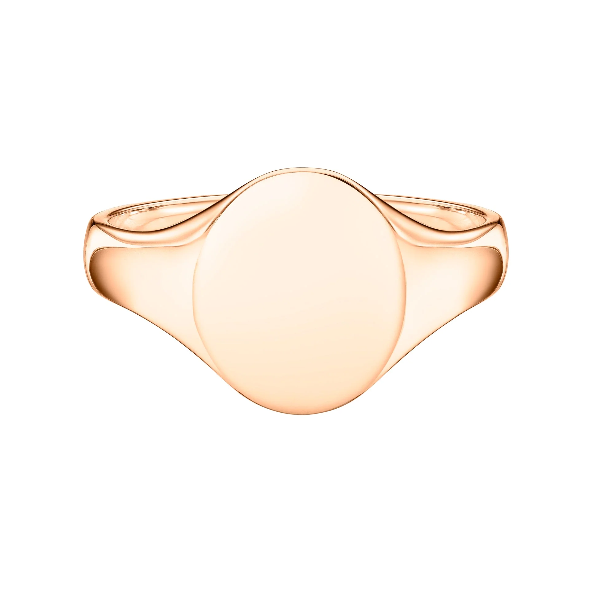 Heavy Elongated Oval Signet Ring | Gents - Image 8