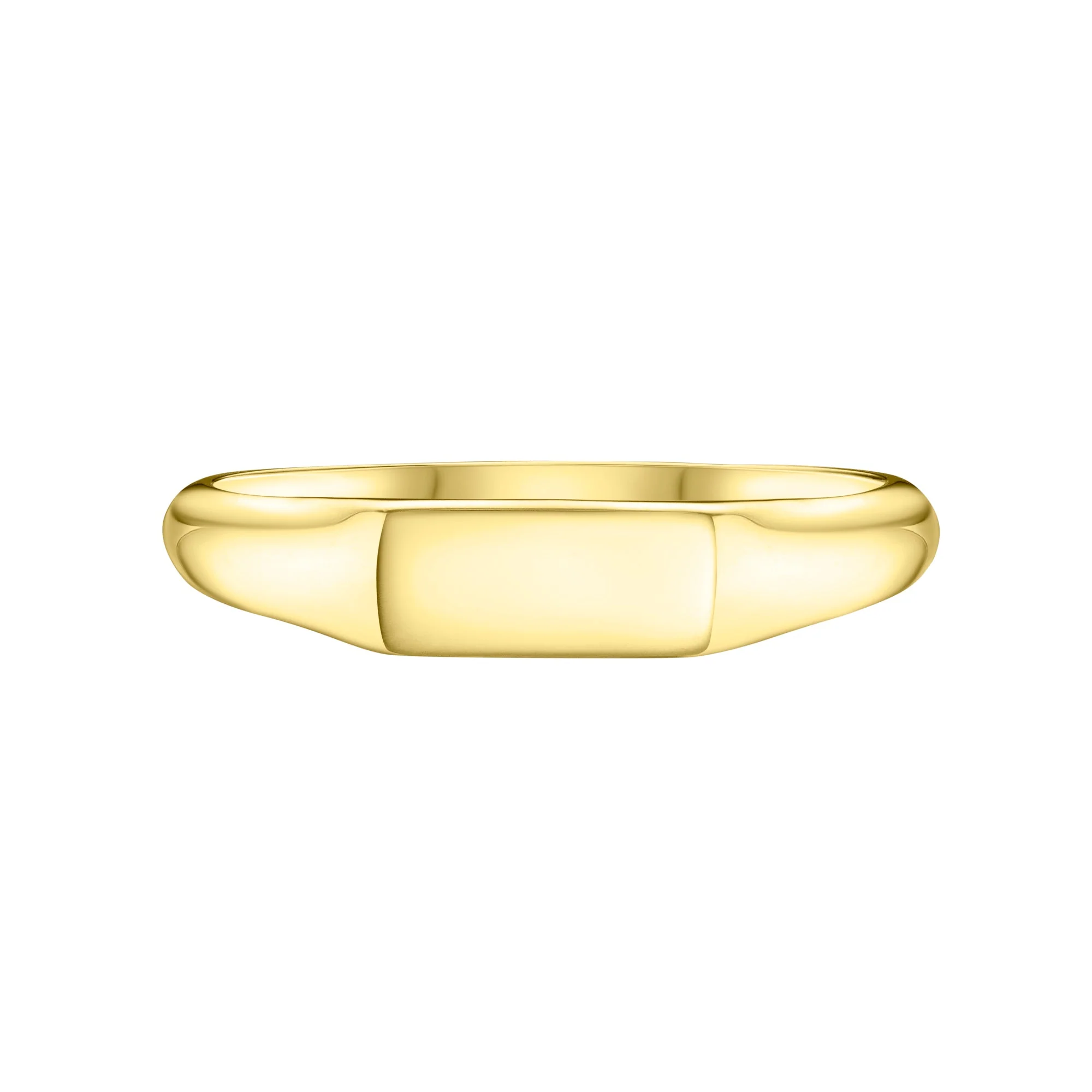 Fine East-West Rectangle Signet Ring | Gents - Image 3