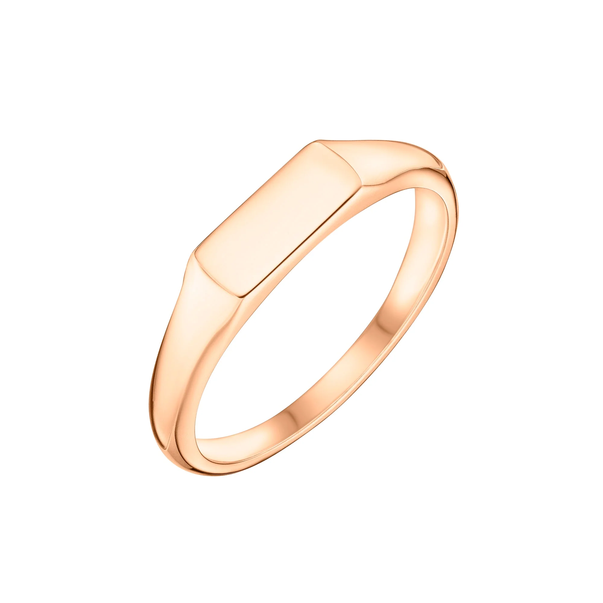 Fine East-West Rectangle Signet Ring | Gents - Image 7
