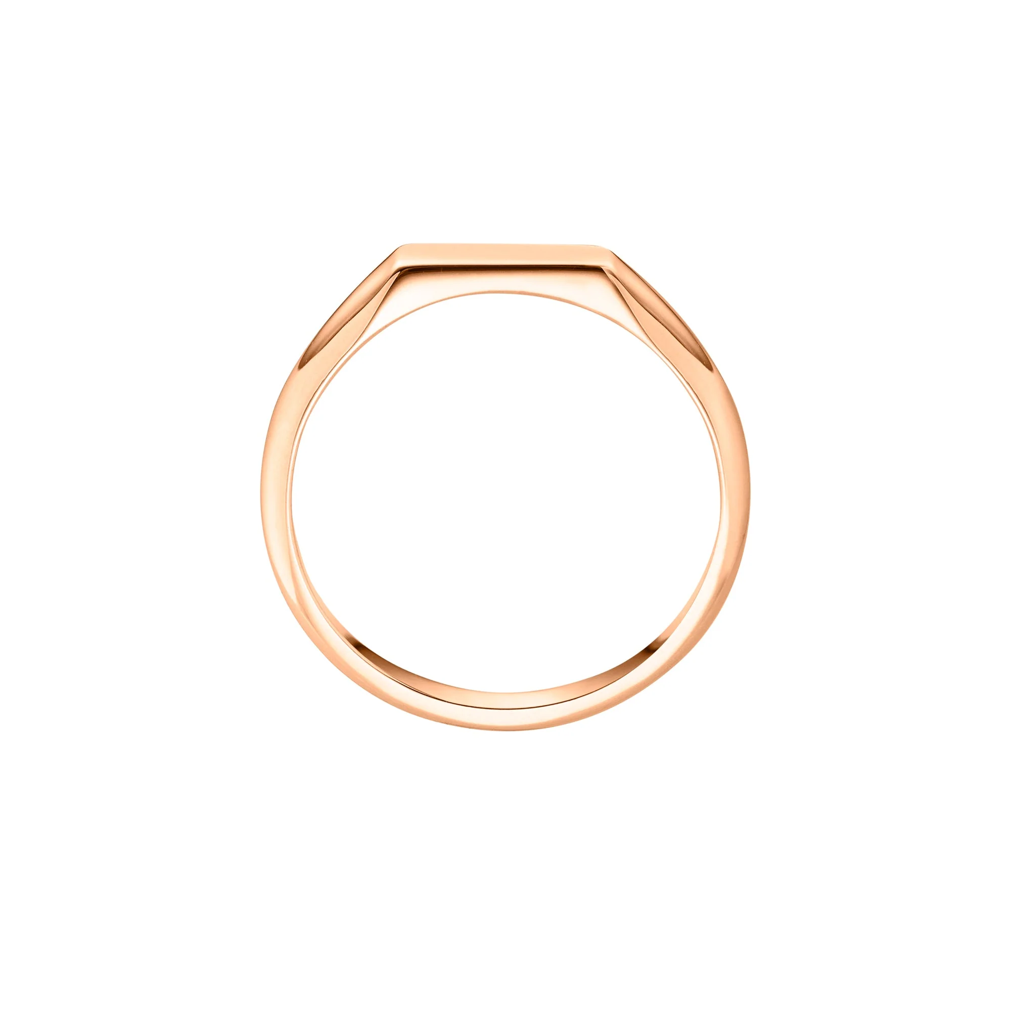 Fine East-West Rectangle Signet Ring | Gents - Image 8