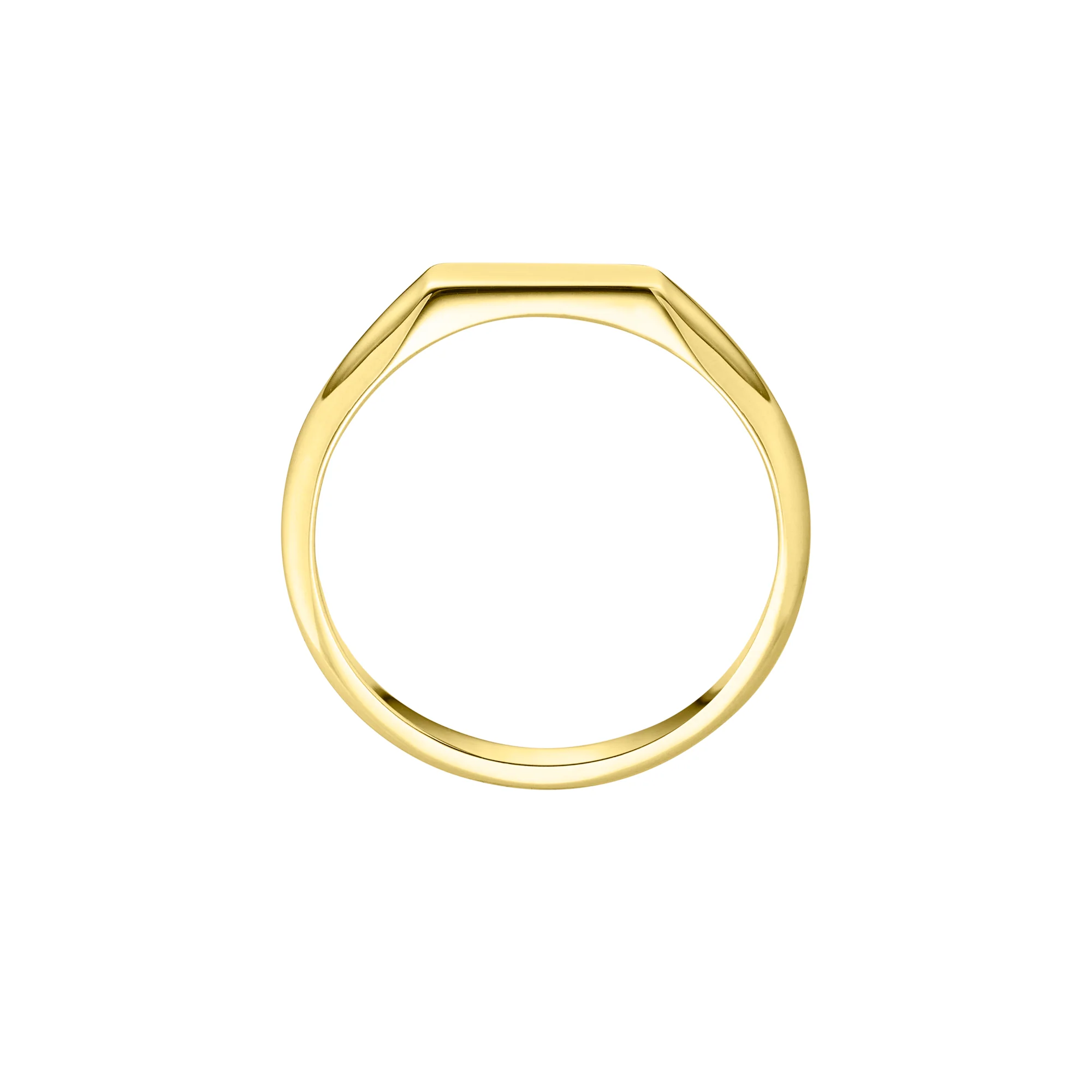 Fine East-West Rectangle Signet Ring | Ladies - Image 2