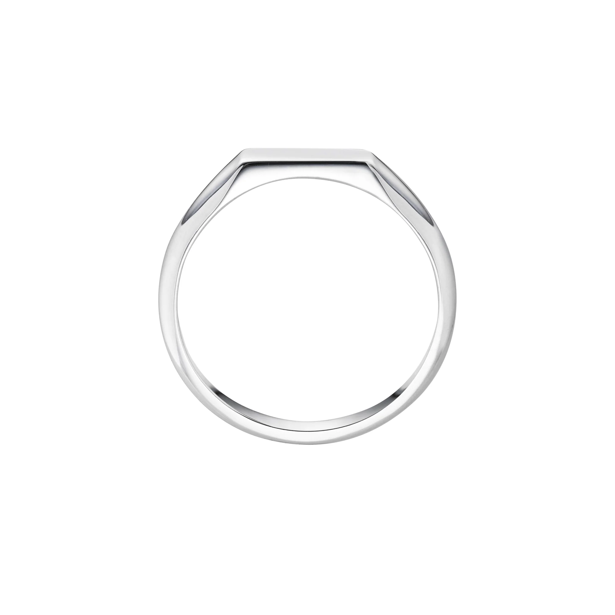 Fine East-West Rectangle Signet Ring | Ladies - Image 5