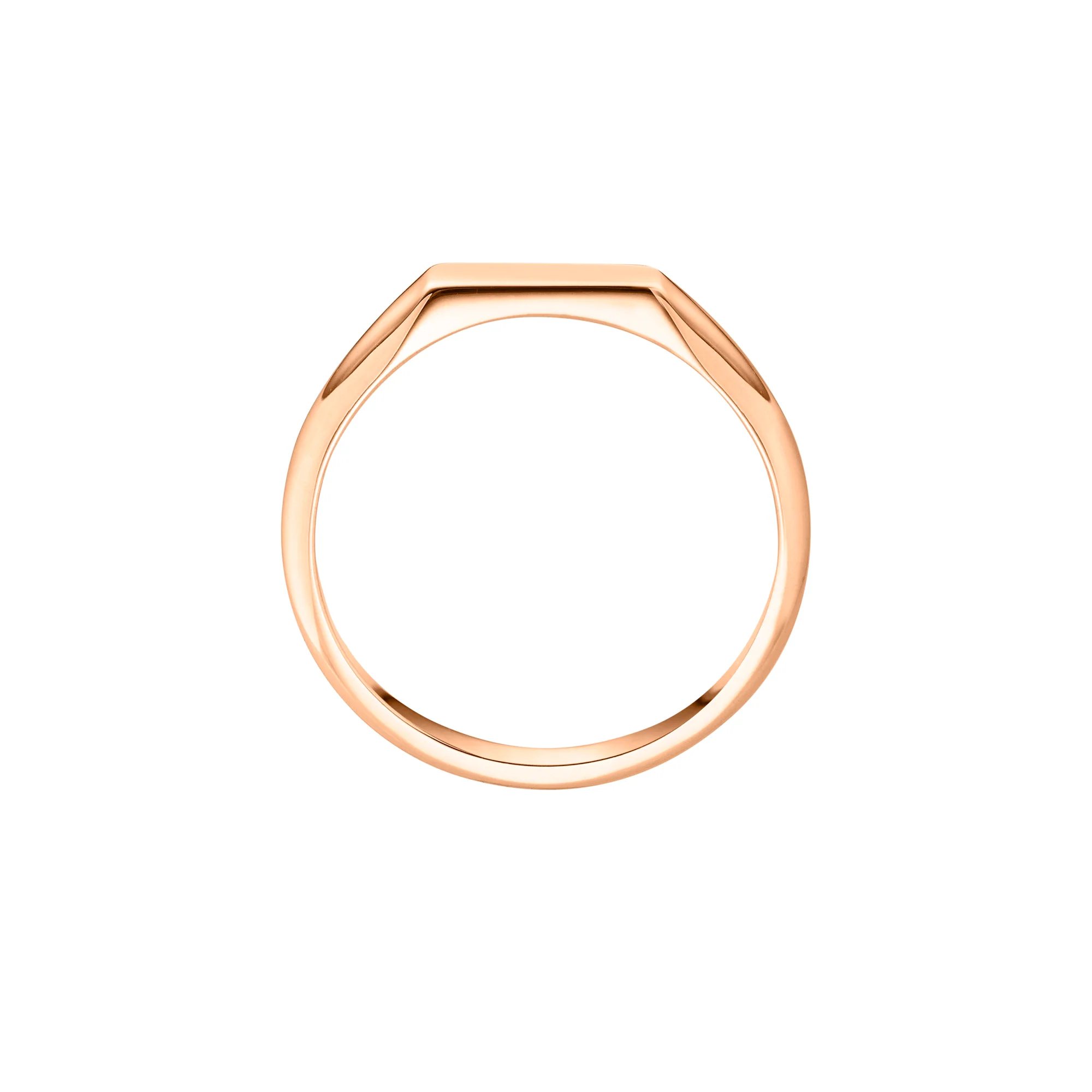 Fine East-West Rectangle Signet Ring | Ladies - Image 8