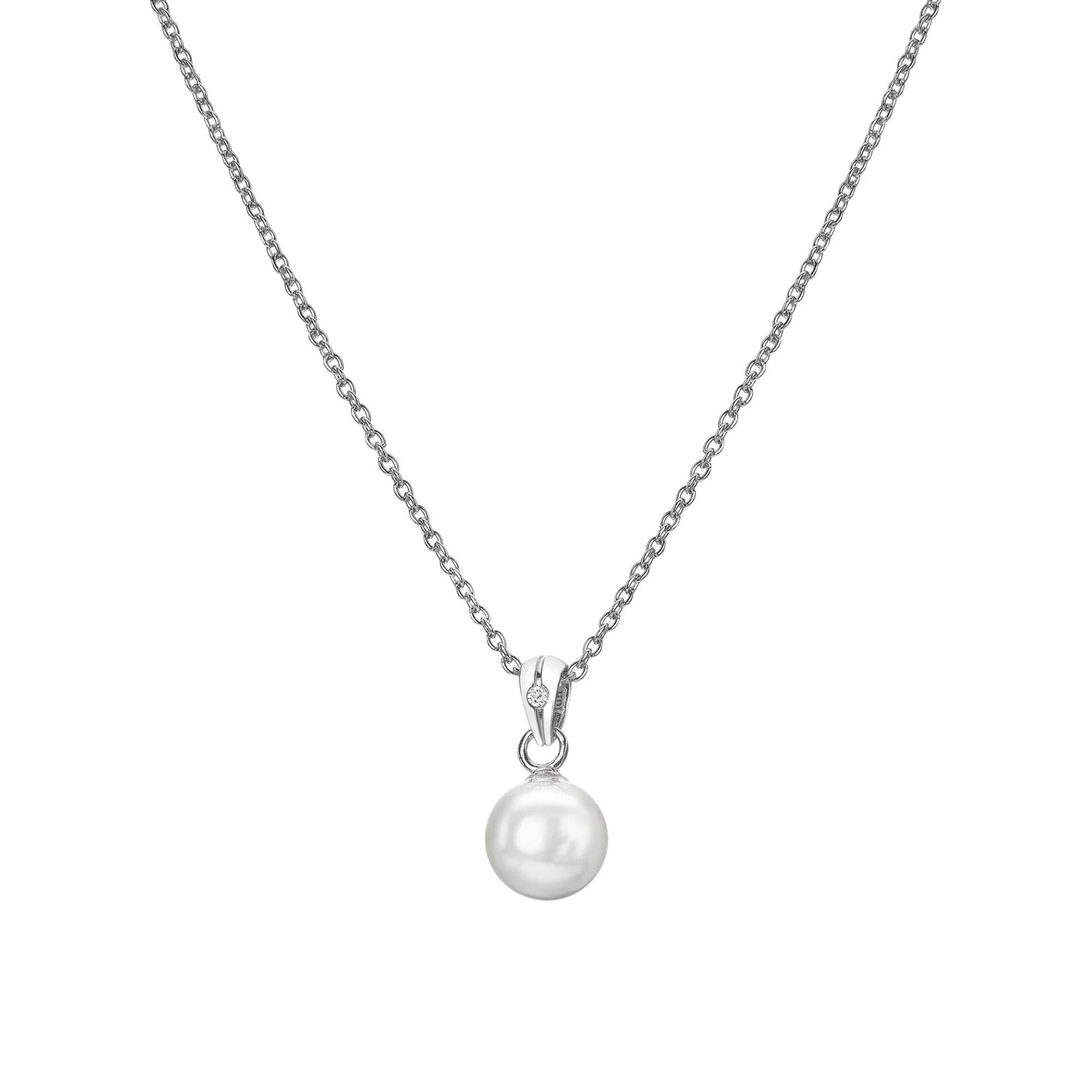 Hot Diamonds Amulets Pearl Pendant | Sterling Silver