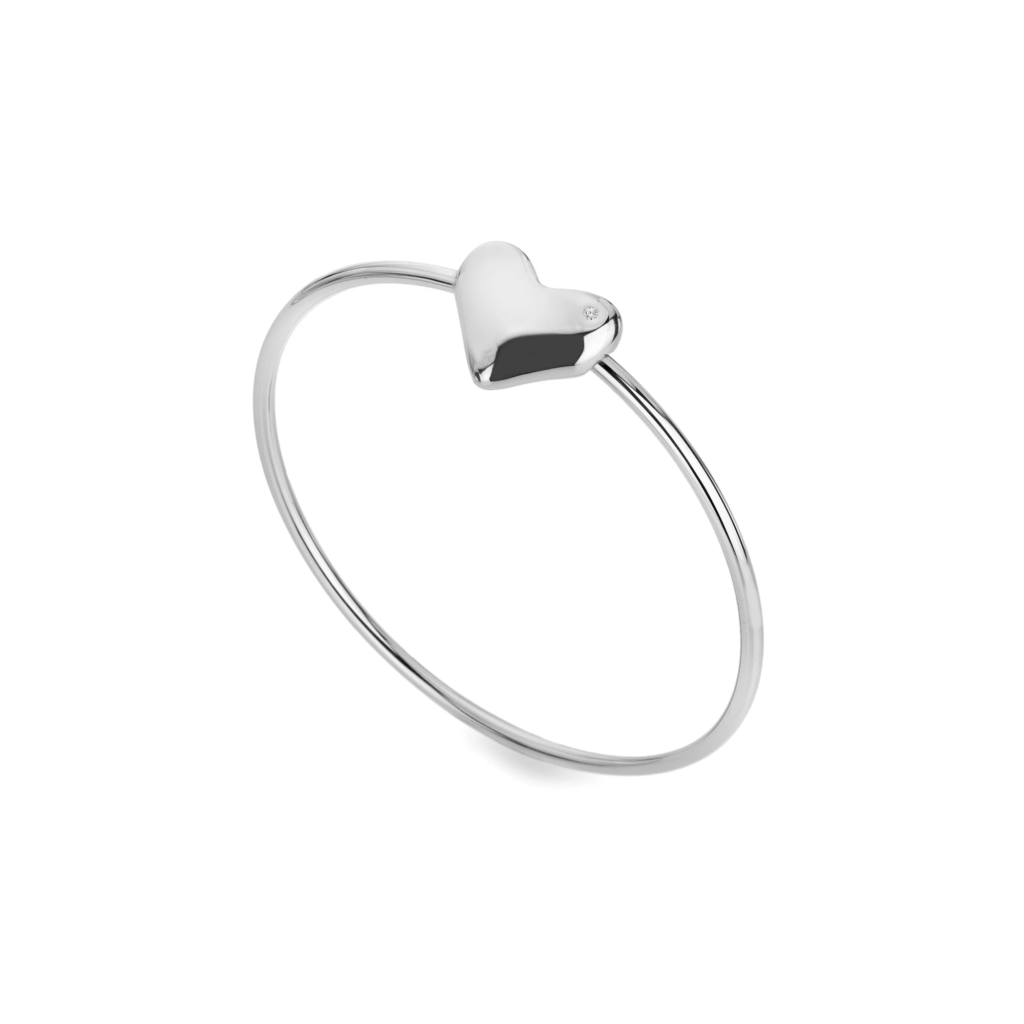 Hot Diamonds Desire Bangle | Sterling Silver - Image 2