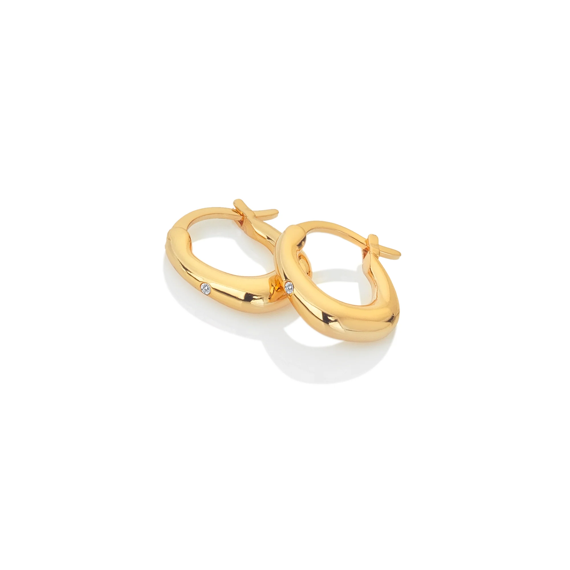 Hot Diamonds HD x Jac Jossa Hoop Earrings | 18K Gold Plated - Image 2