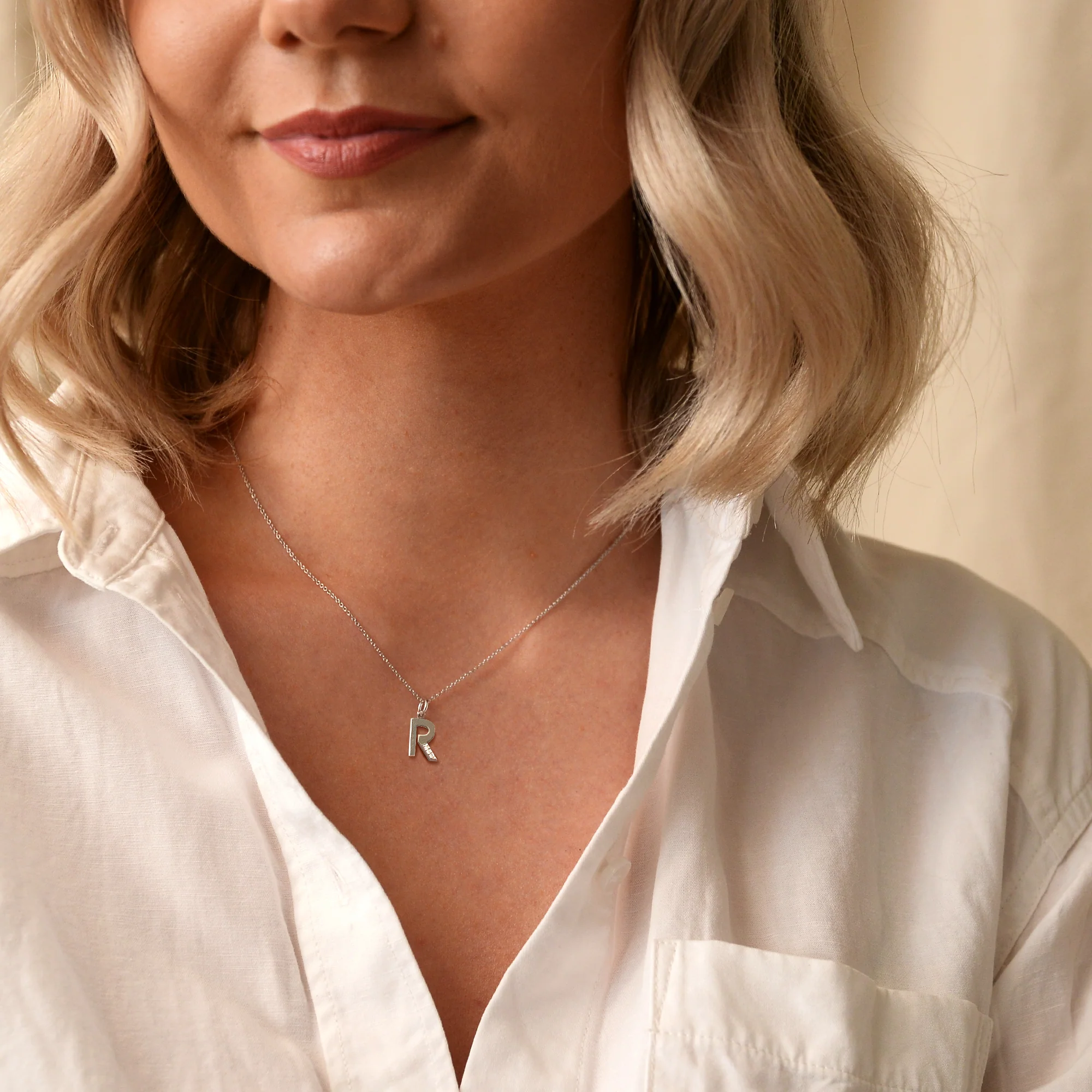 Hot Diamonds Initial Letter Pendants | Sterling Silver - Image 36