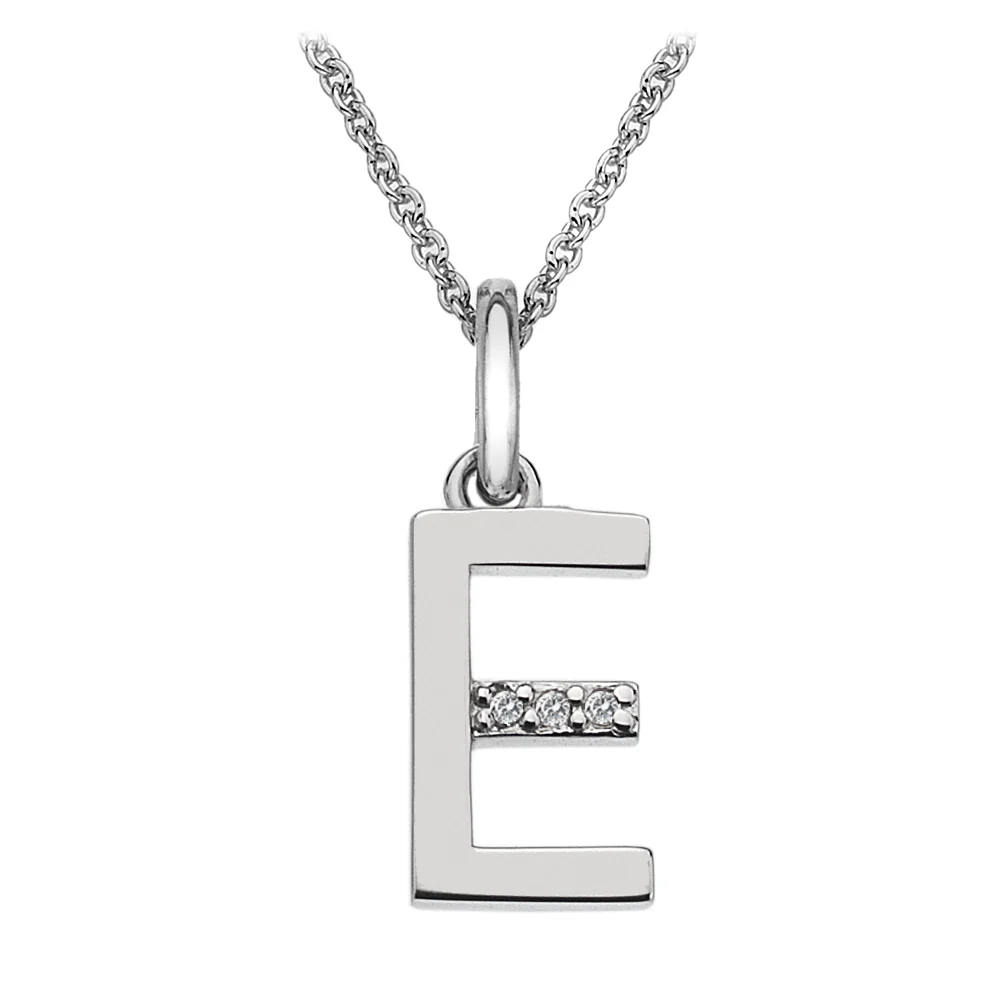Hot Diamonds Initial Letter Pendants | Sterling Silver - Image 9