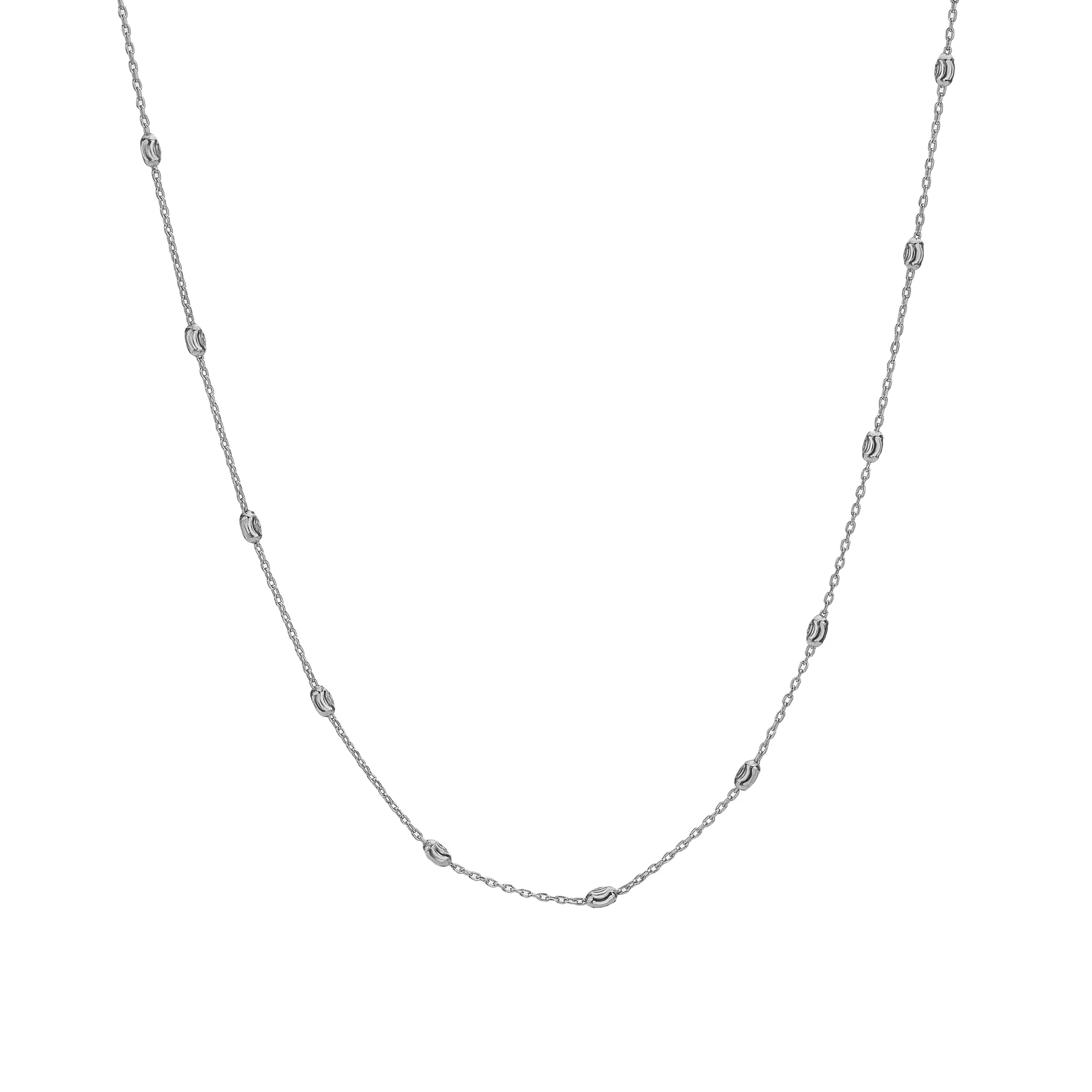 Hot Diamonds Intermittent Oval Chain | Sterling Silver
