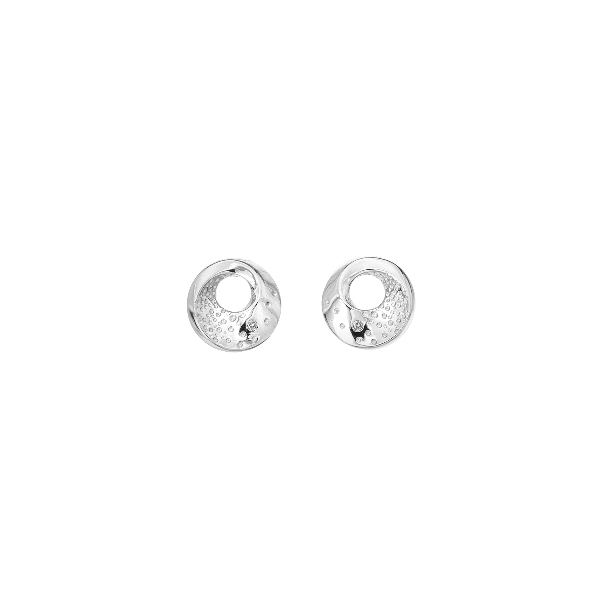 Hot Diamonds Quest Circle Stud Earrings | Sterling Silver