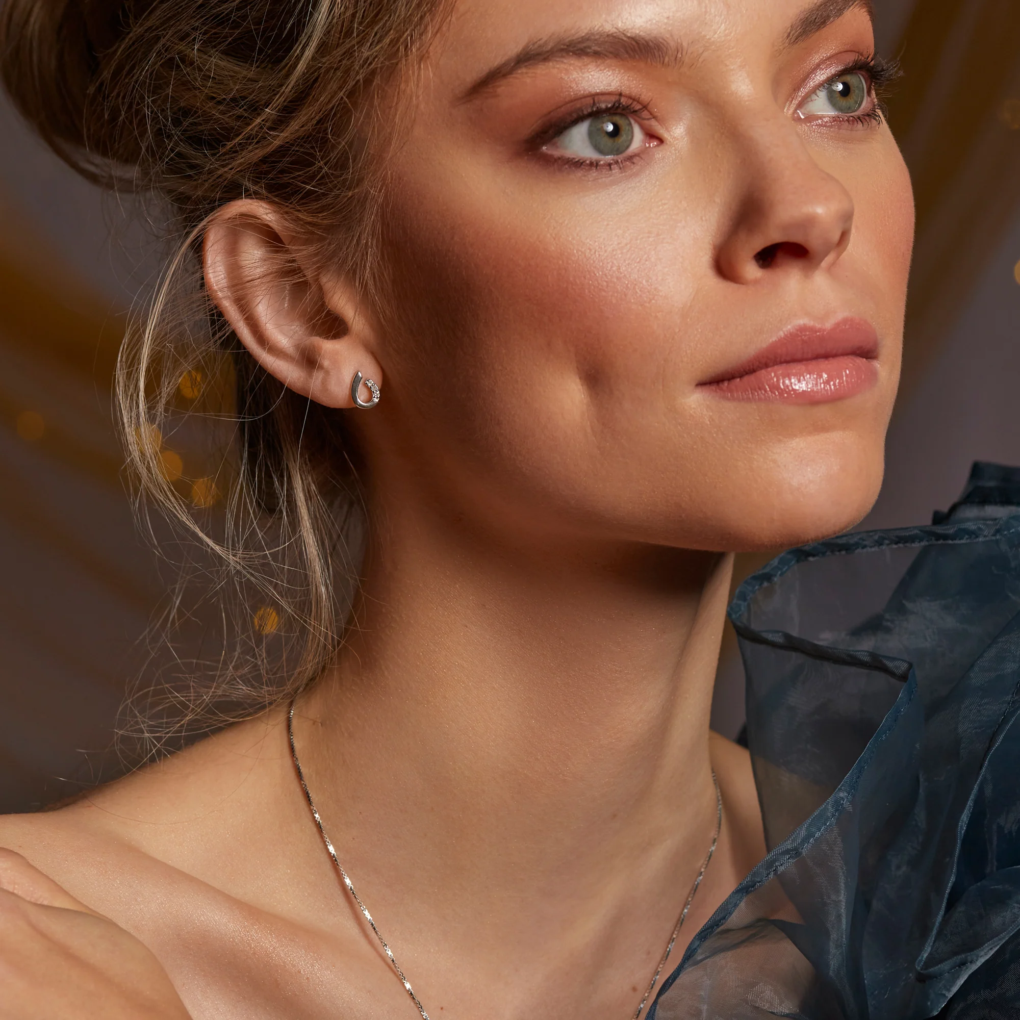Hot Diamonds Teardrop Earrings | Rhodium Plated Sterling Silver - Image 3