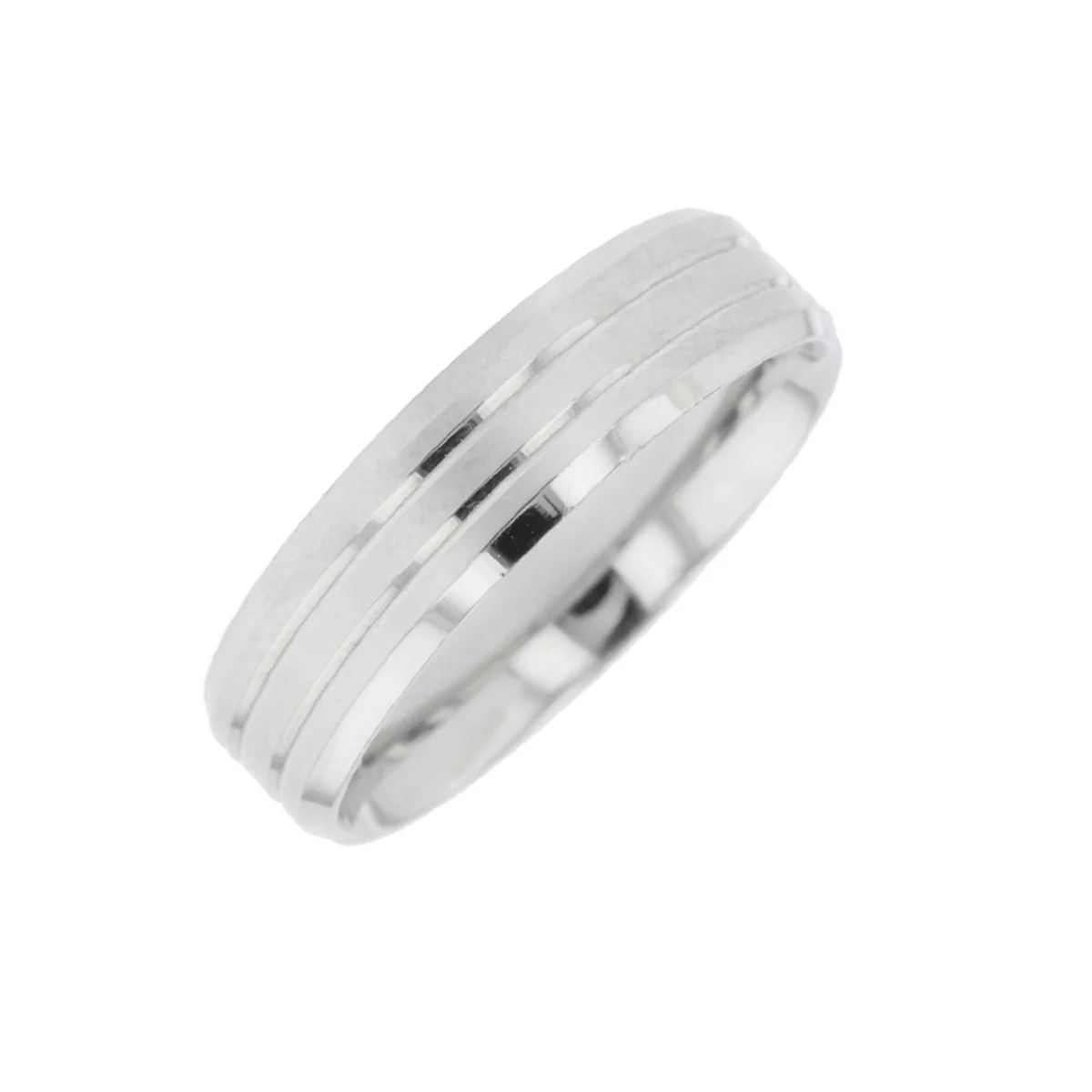 Jaipur Channelled Mens Wedding Ring | Platinum