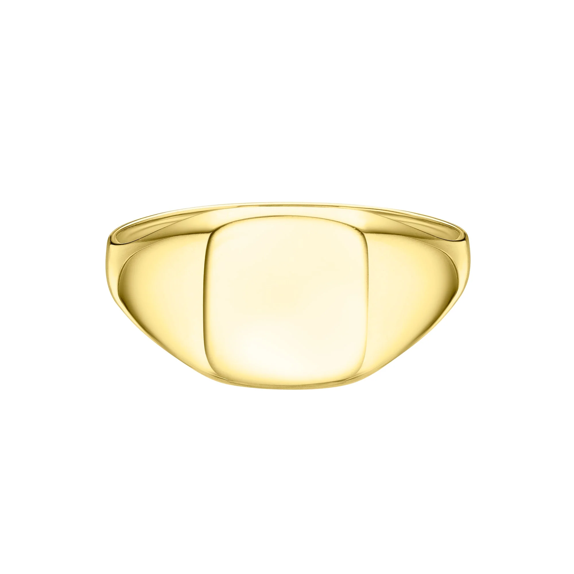 Light Weight Cushion Signet Ring | Gents