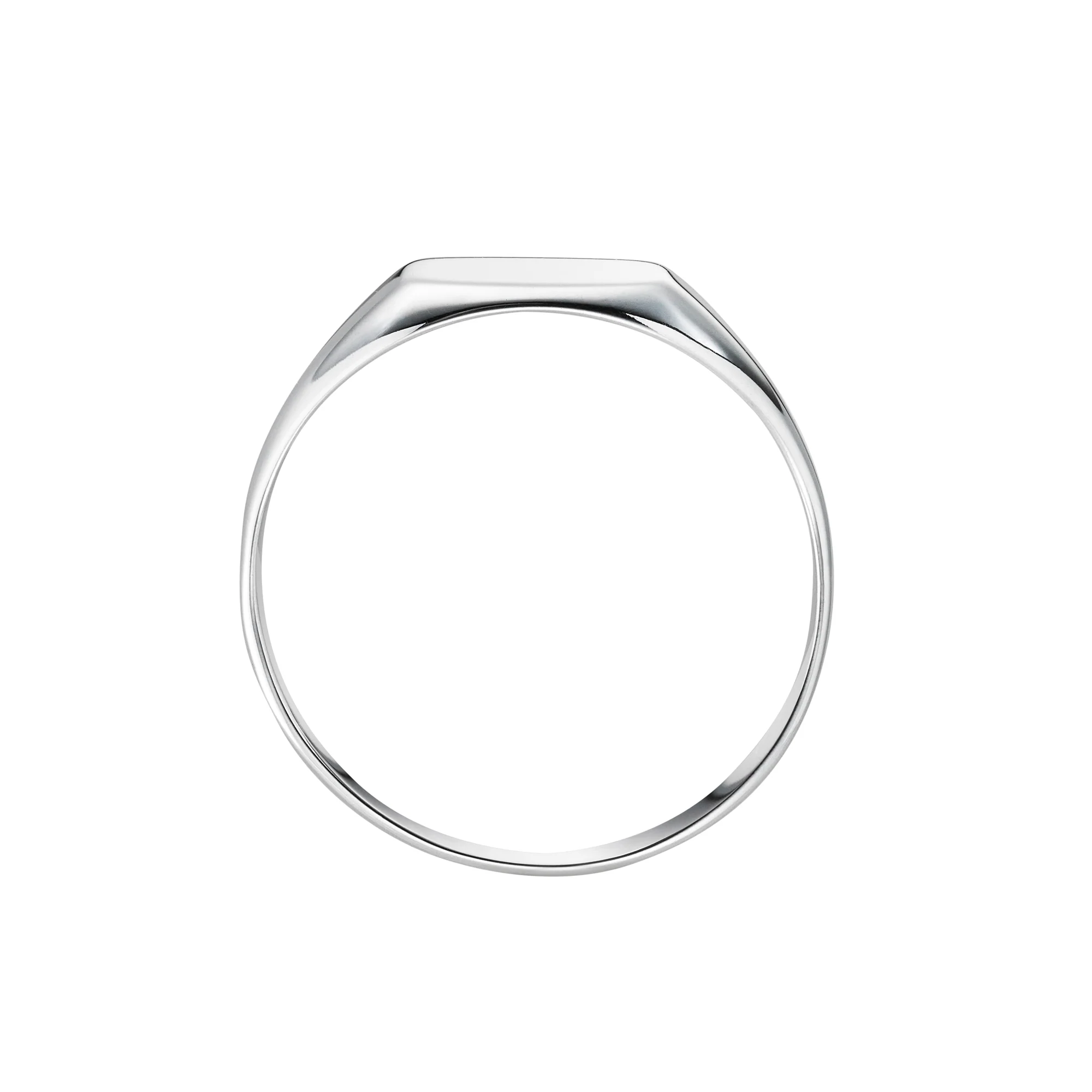 Light Weight Cushion Signet Ring | Ladies - Image 5
