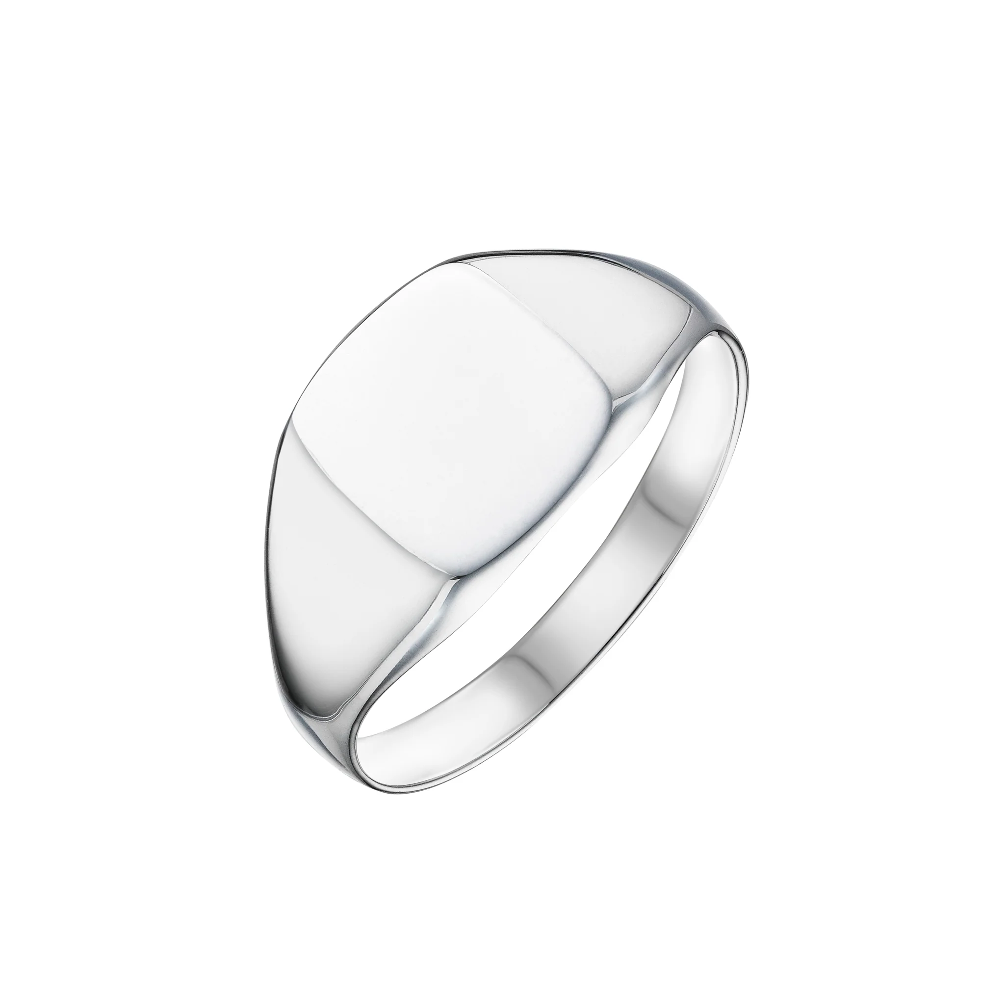 Light Weight Cushion Signet Ring | Ladies - Image 6