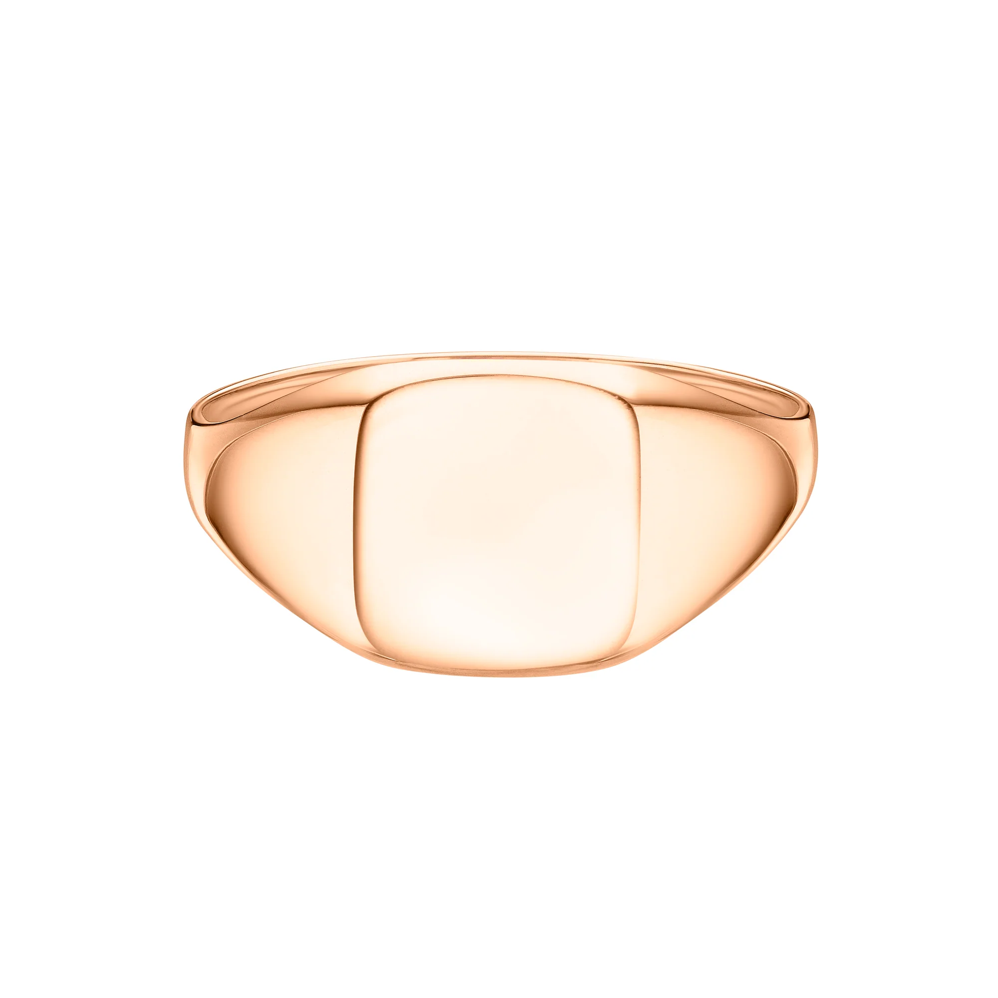 Light Weight Cushion Signet Ring | Ladies - Image 8