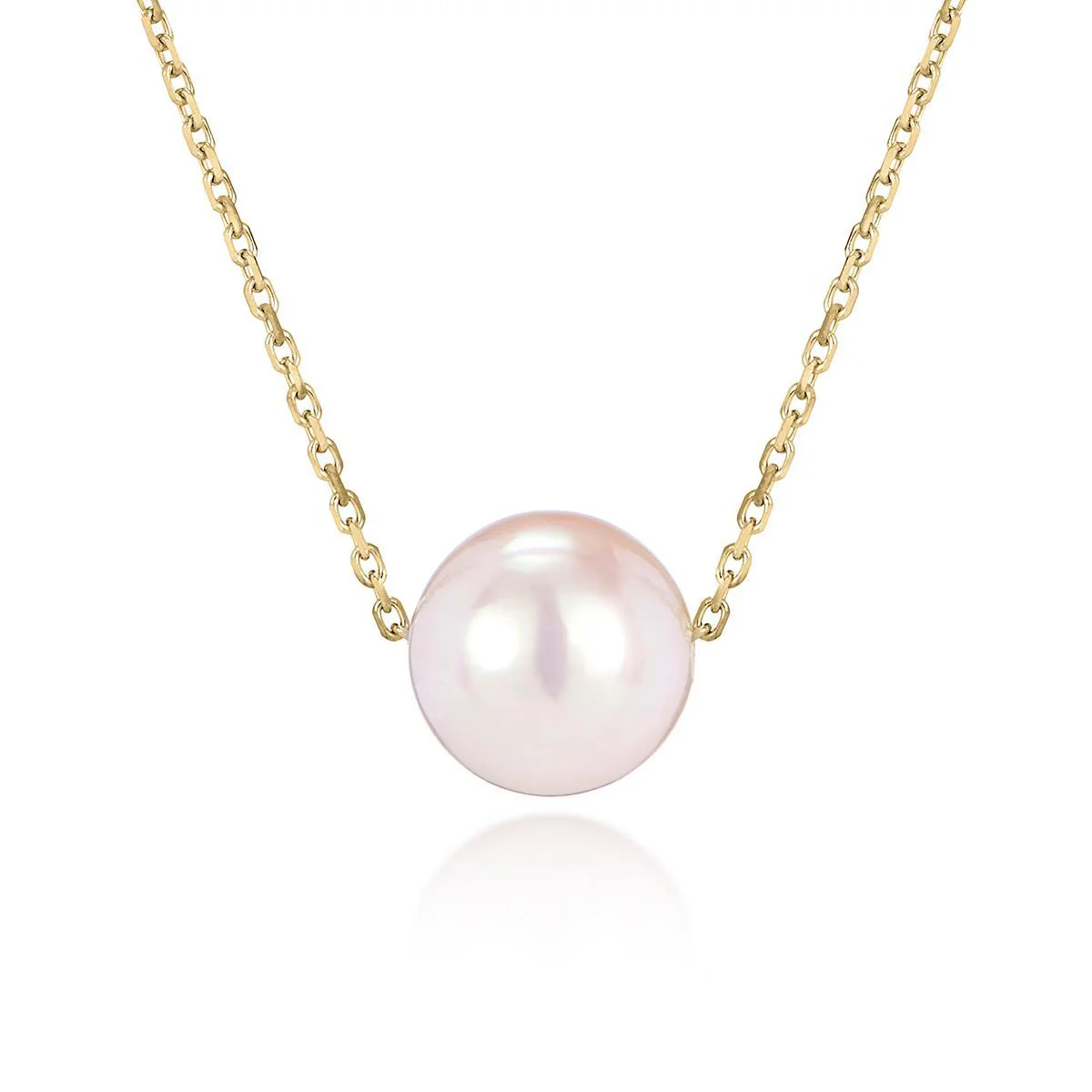 Matt Aminoff Akoya 8.5x9mm Pearl Pendant | 9K Yellow Gold