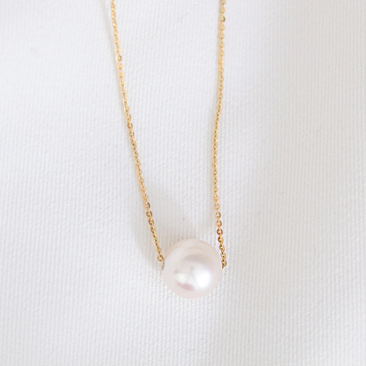 Matt Aminoff Akoya 8.5x9mm Pearl Pendant | 9K Yellow Gold - Image 3