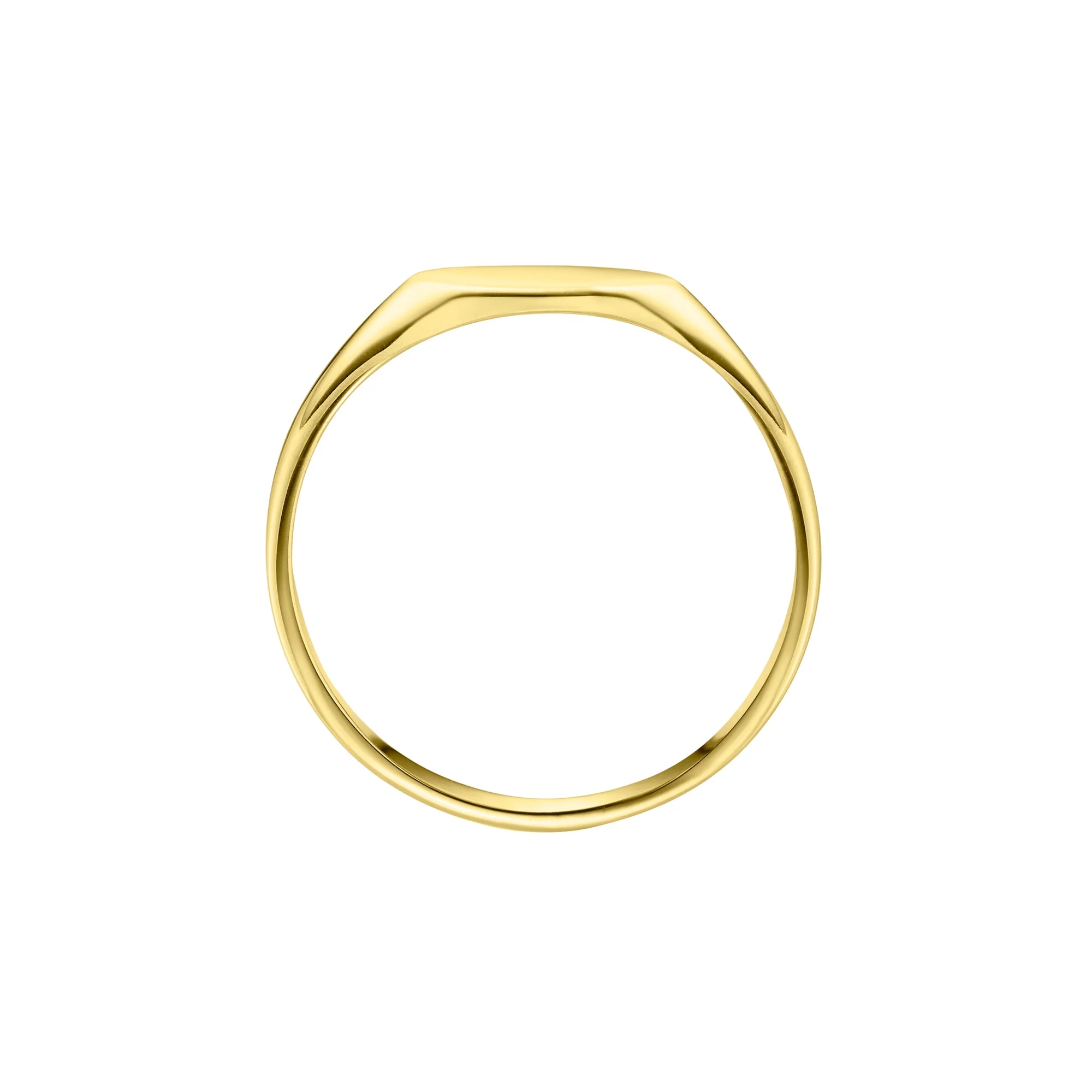 Medium Lightweight Oval Signet Ring | Gents - Image 3