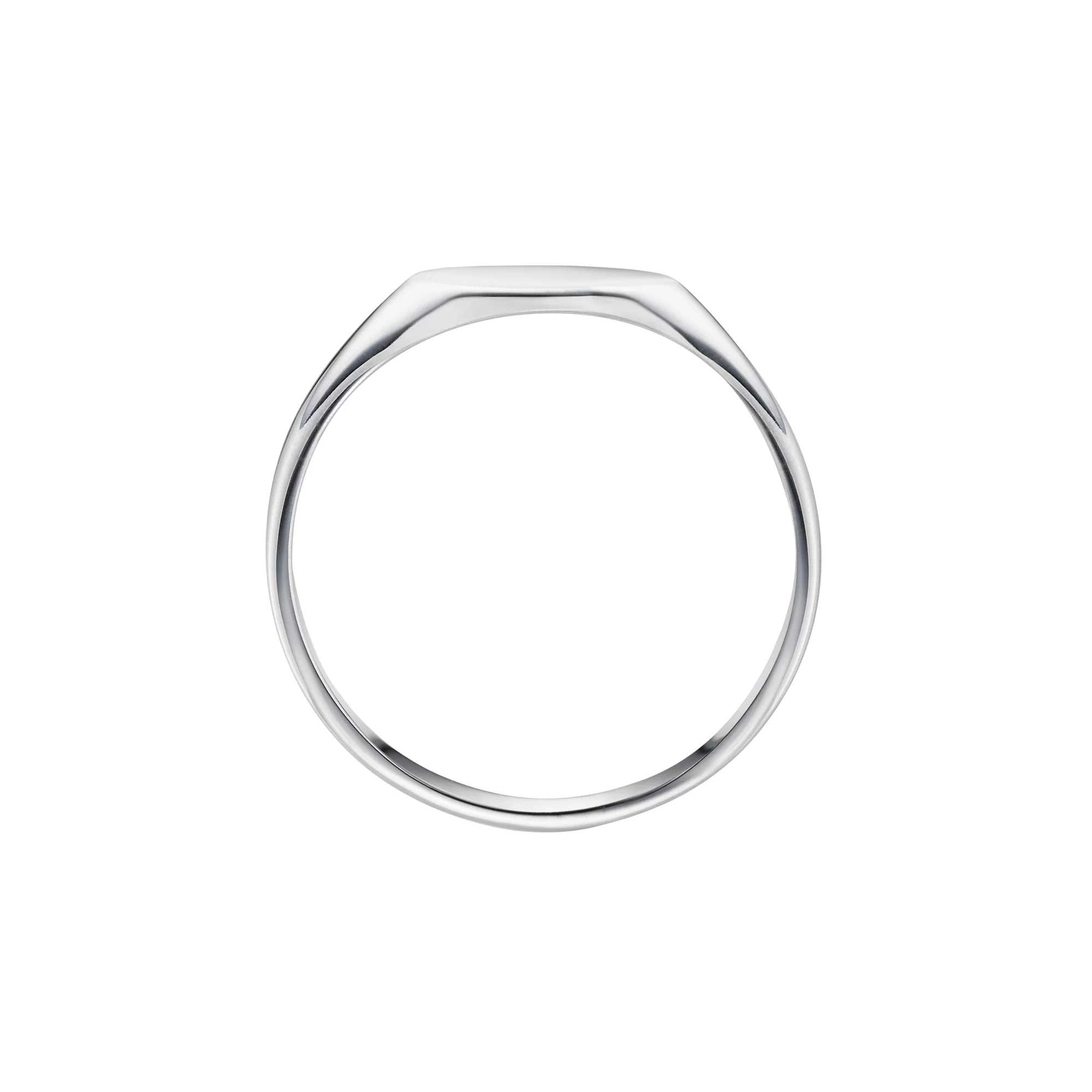 Medium Lightweight Oval Signet Ring | Ladies - Image 6