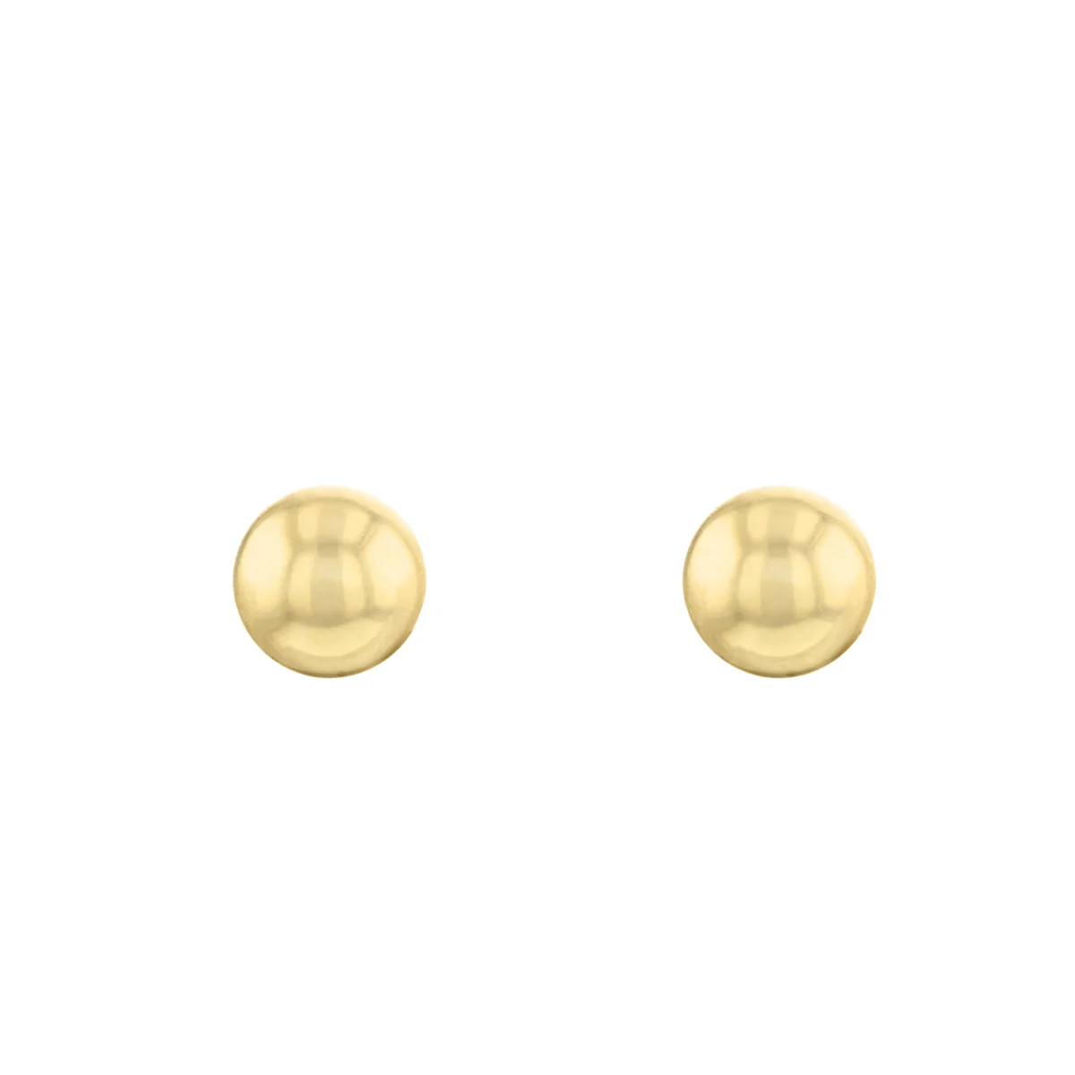 Mizuki 4mm Ball Stud Earrings - Image 3