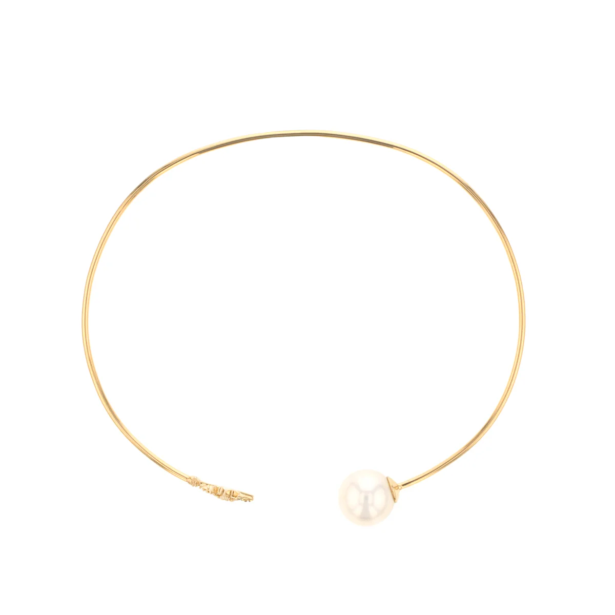 Mizuki Sea of Beauty Small Diamond Star & Freshwater Pearl Cuff |14K Yellow Gold - Image 4