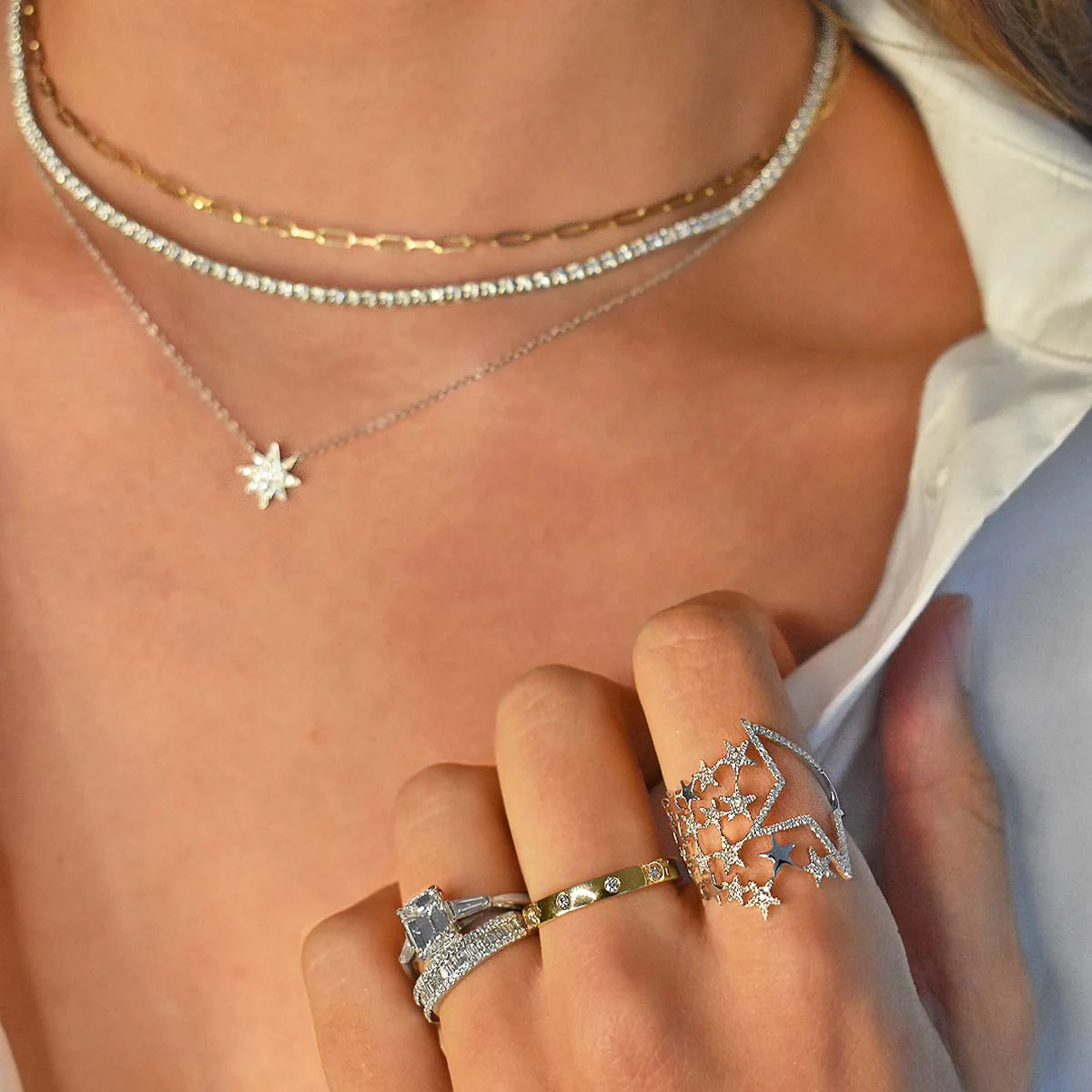 Everyday Diamonds Collection 2.28ct Diamond Tennis Necklace | 9K White Gold - Image 3