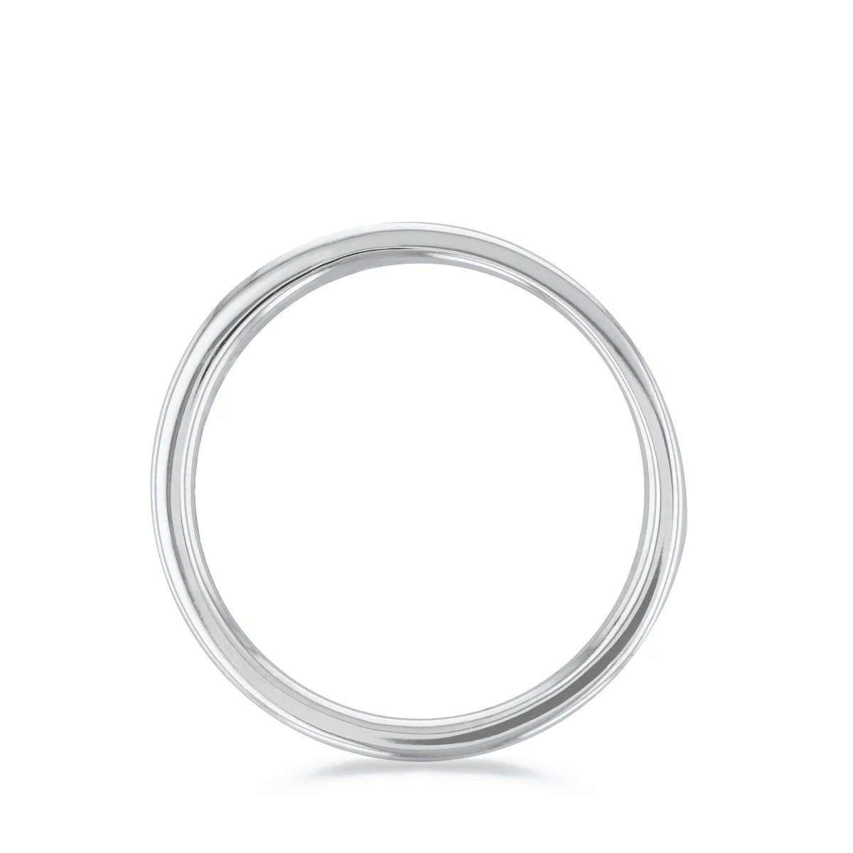 Everyday Diamonds Collection 2mm Baguette Cut Diamond Half Eternity Ring | 18K White Gold - Image 2