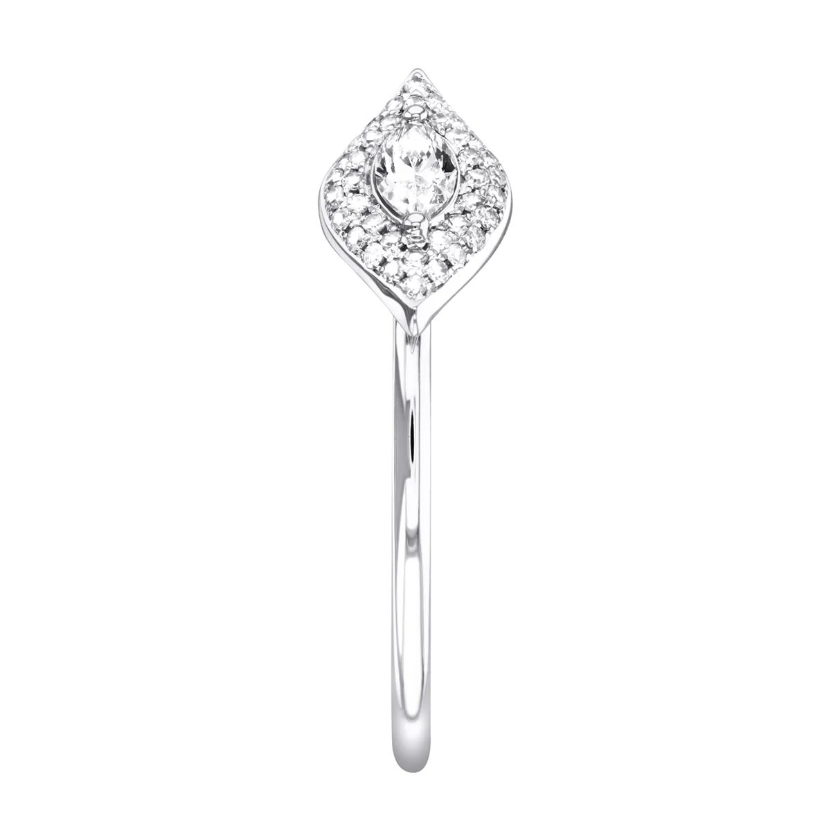 Everyday Diamonds Collection Diamond Evil Eye Ring | 14K White Gold - Image 3