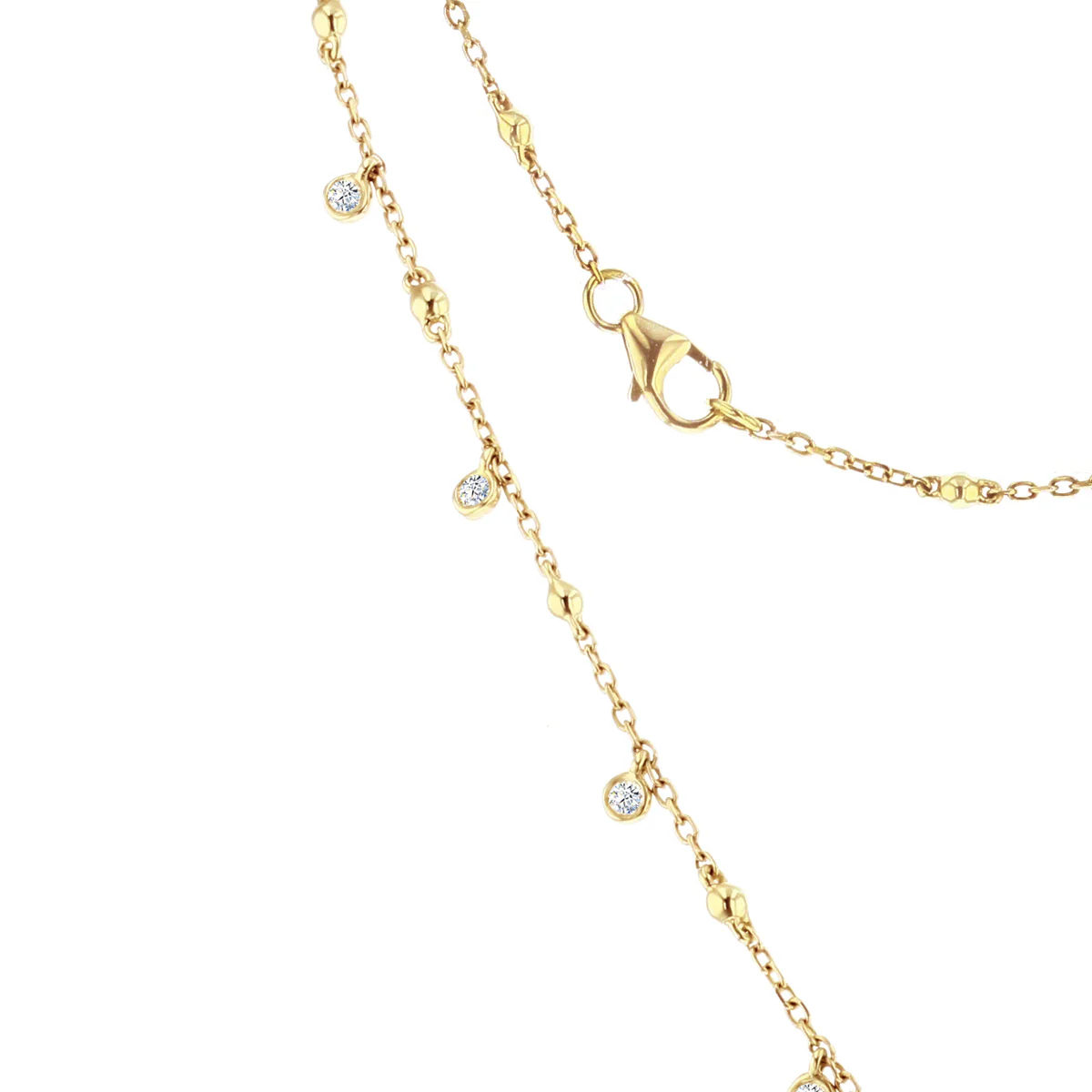 Everyday Diamonds Collection Multi-Cut Diamond Necklace | 9K Yellow Gold - Image 5