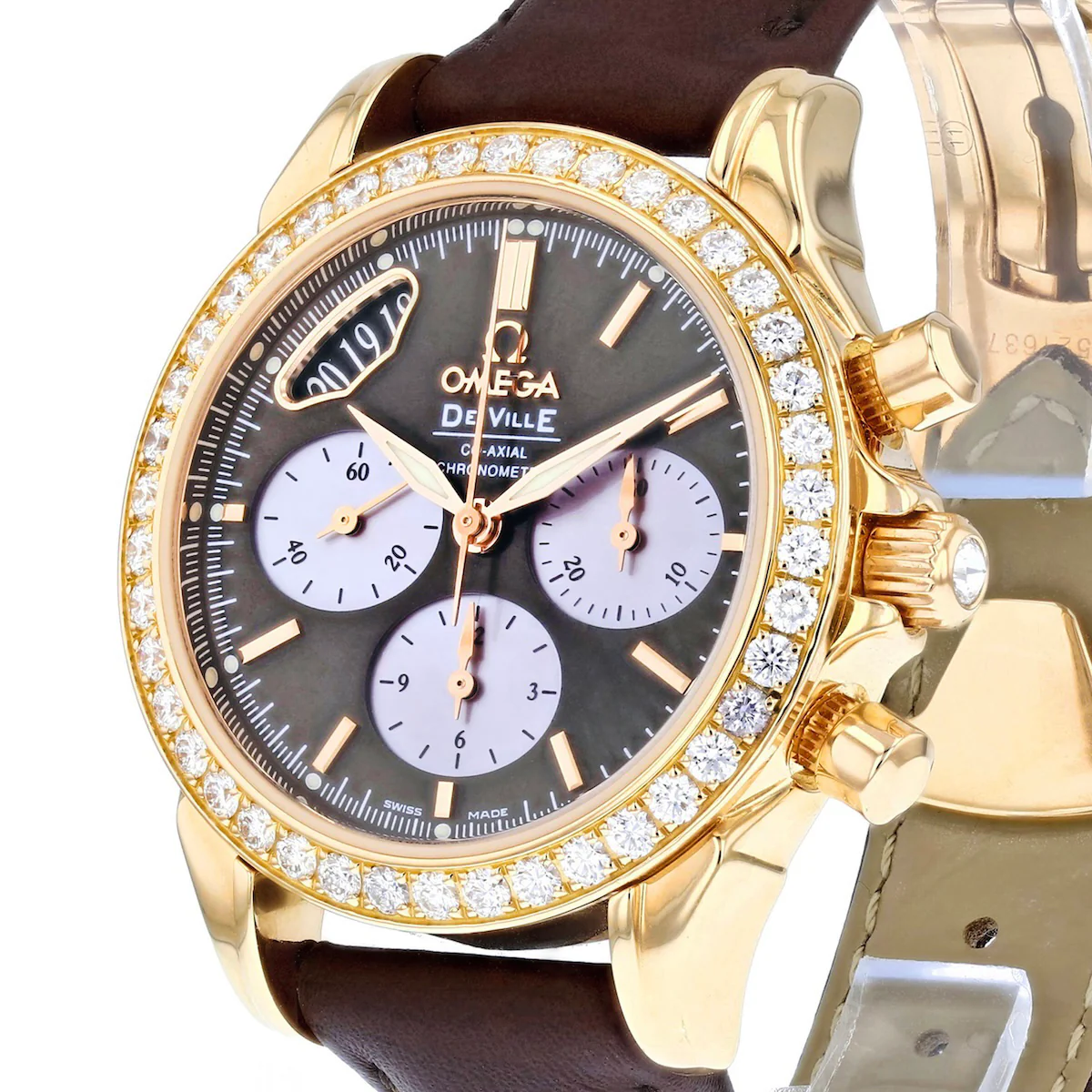 Omega De Ville 4677.60.37  Ladies Diamond Bezel Watch | Pre-Owned | 18K Rose Gold - Image 3