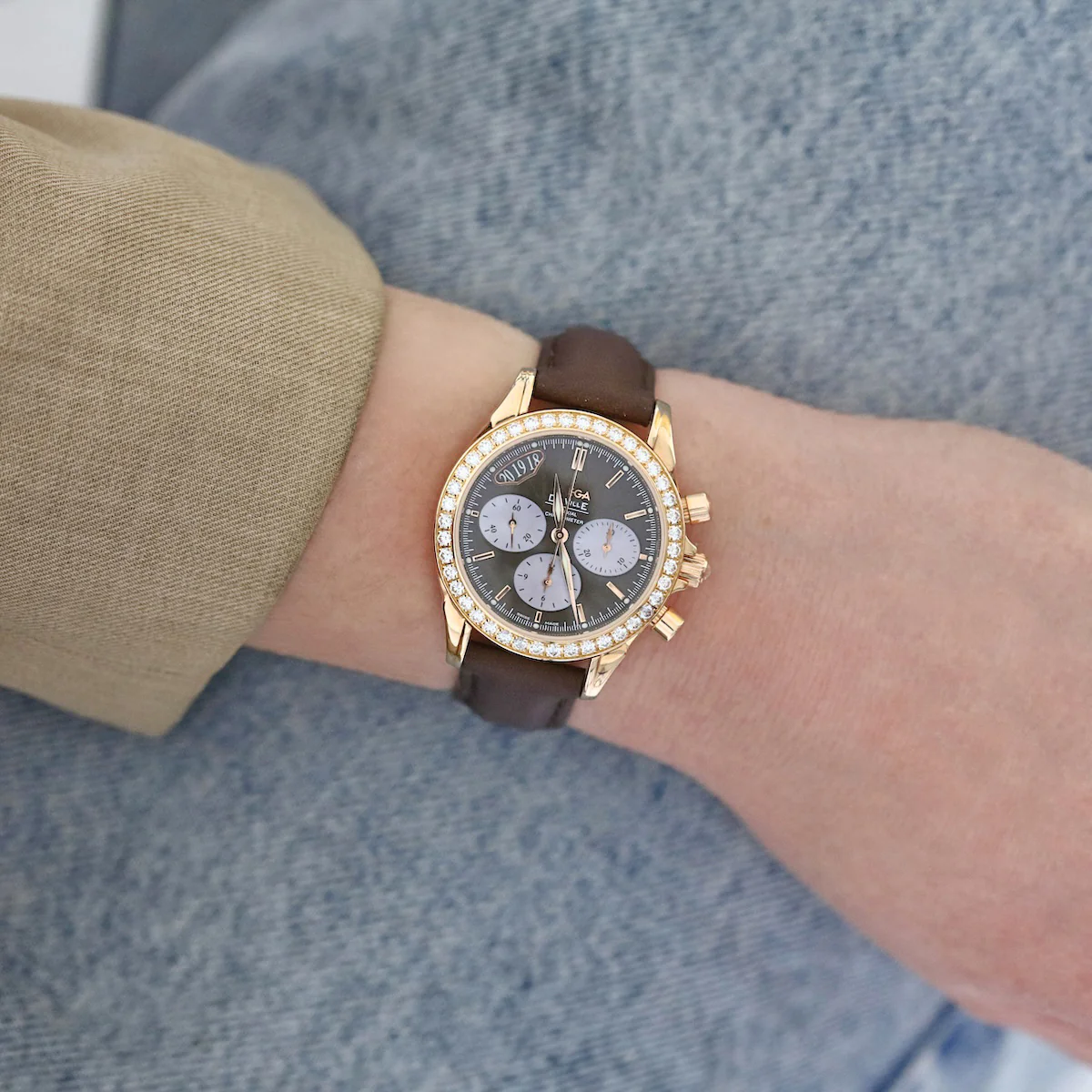 Omega De Ville 4677.60.37  Ladies Diamond Bezel Watch | Pre-Owned | 18K Rose Gold - Image 7