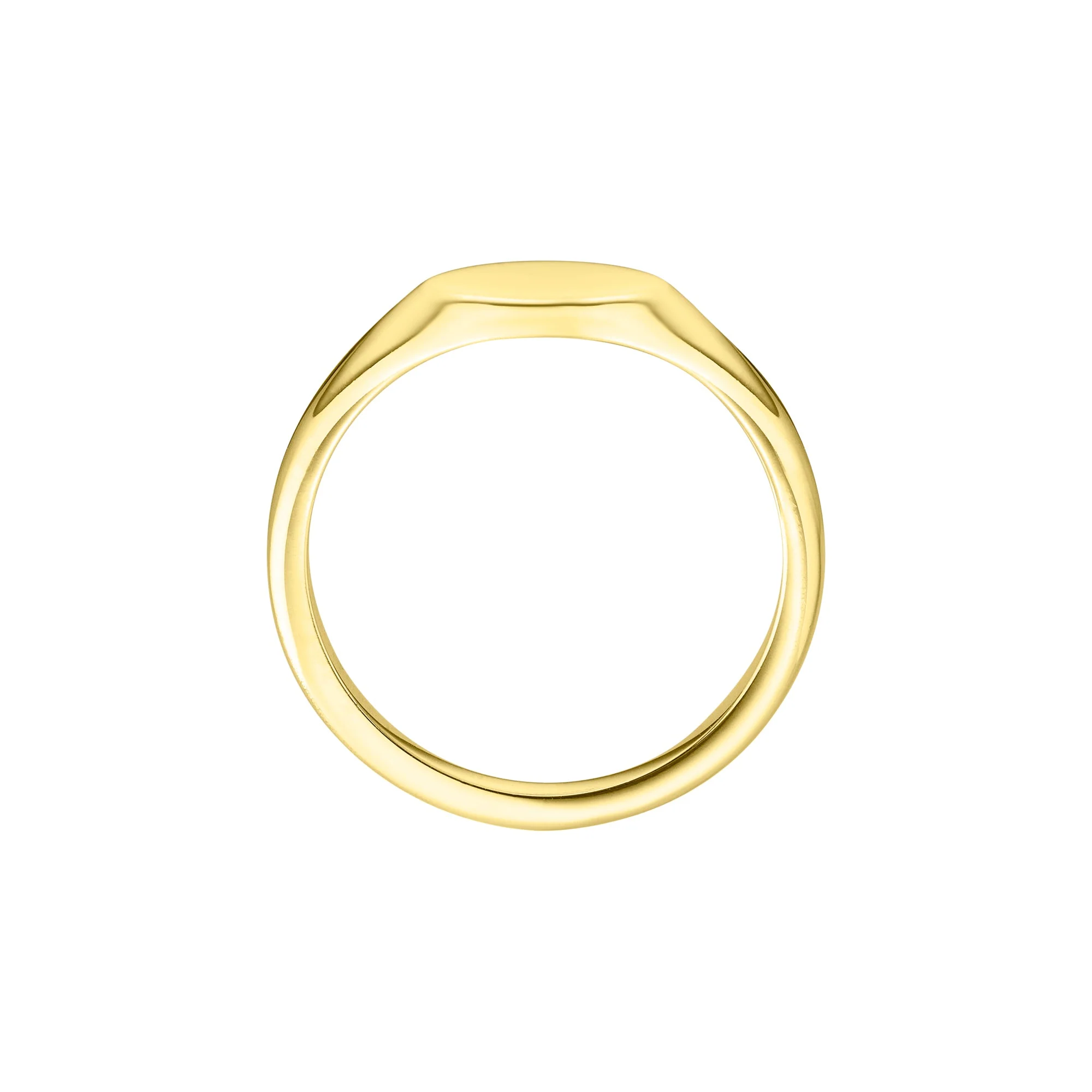 Classic Petite Oval Signet Ring | Gents - Image 2