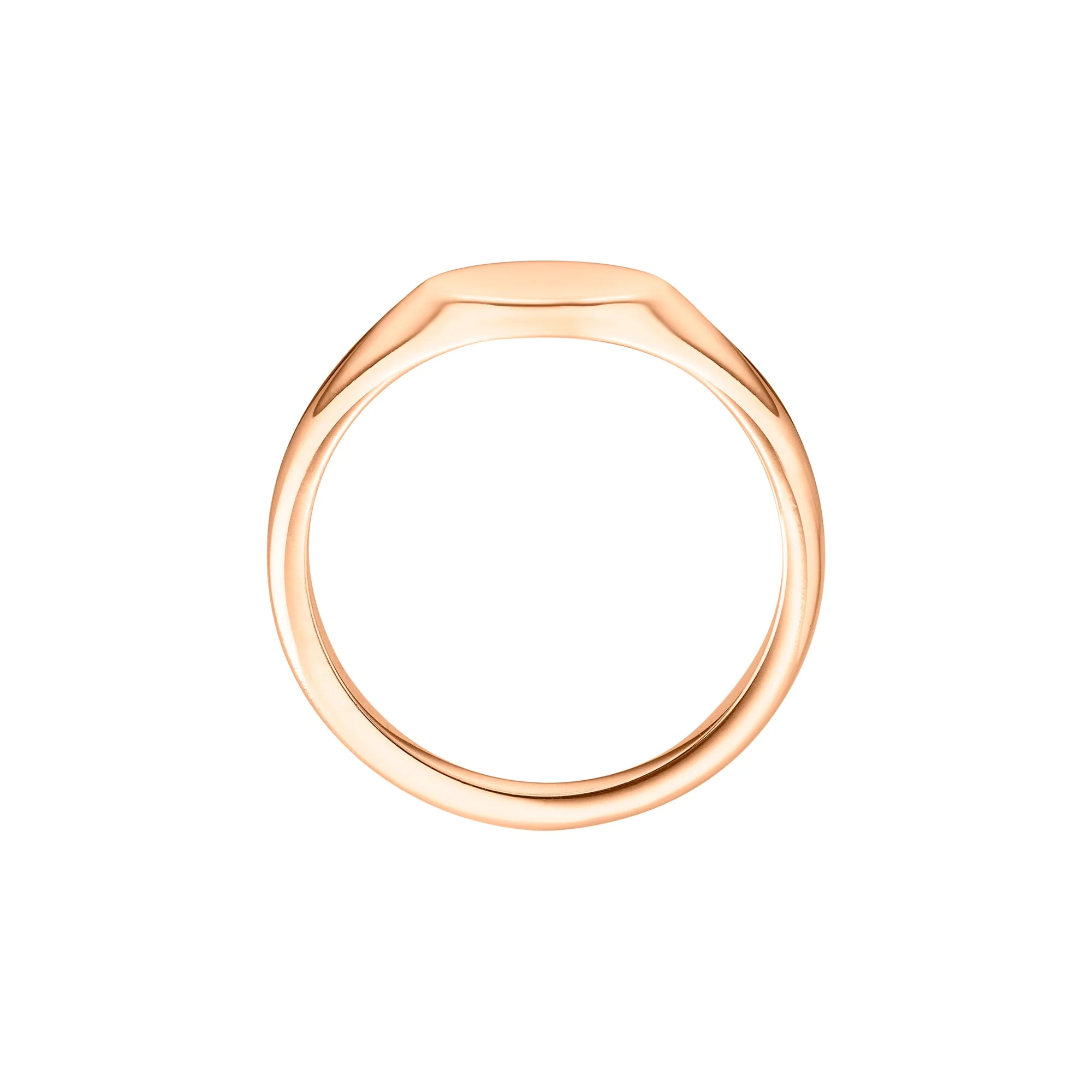 Classic Petite Oval Signet Ring | Gents - Image 5